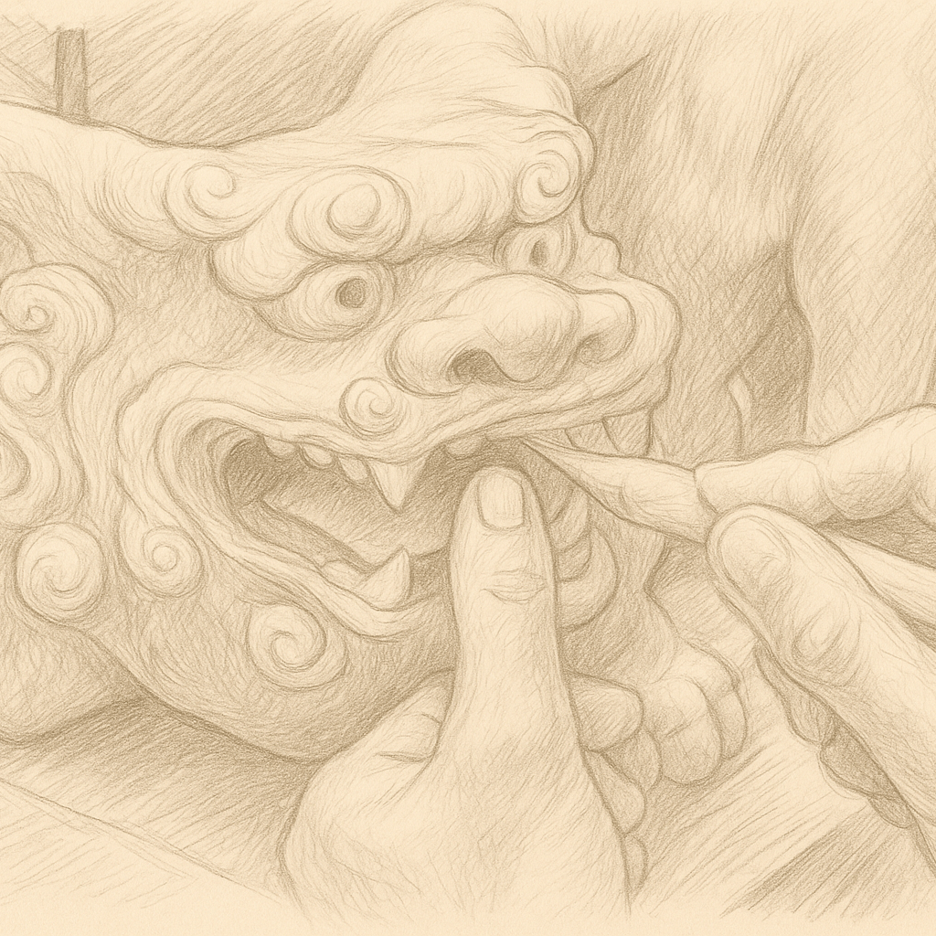 シーサー(やちむん:陶器)の作り方 - mundasui