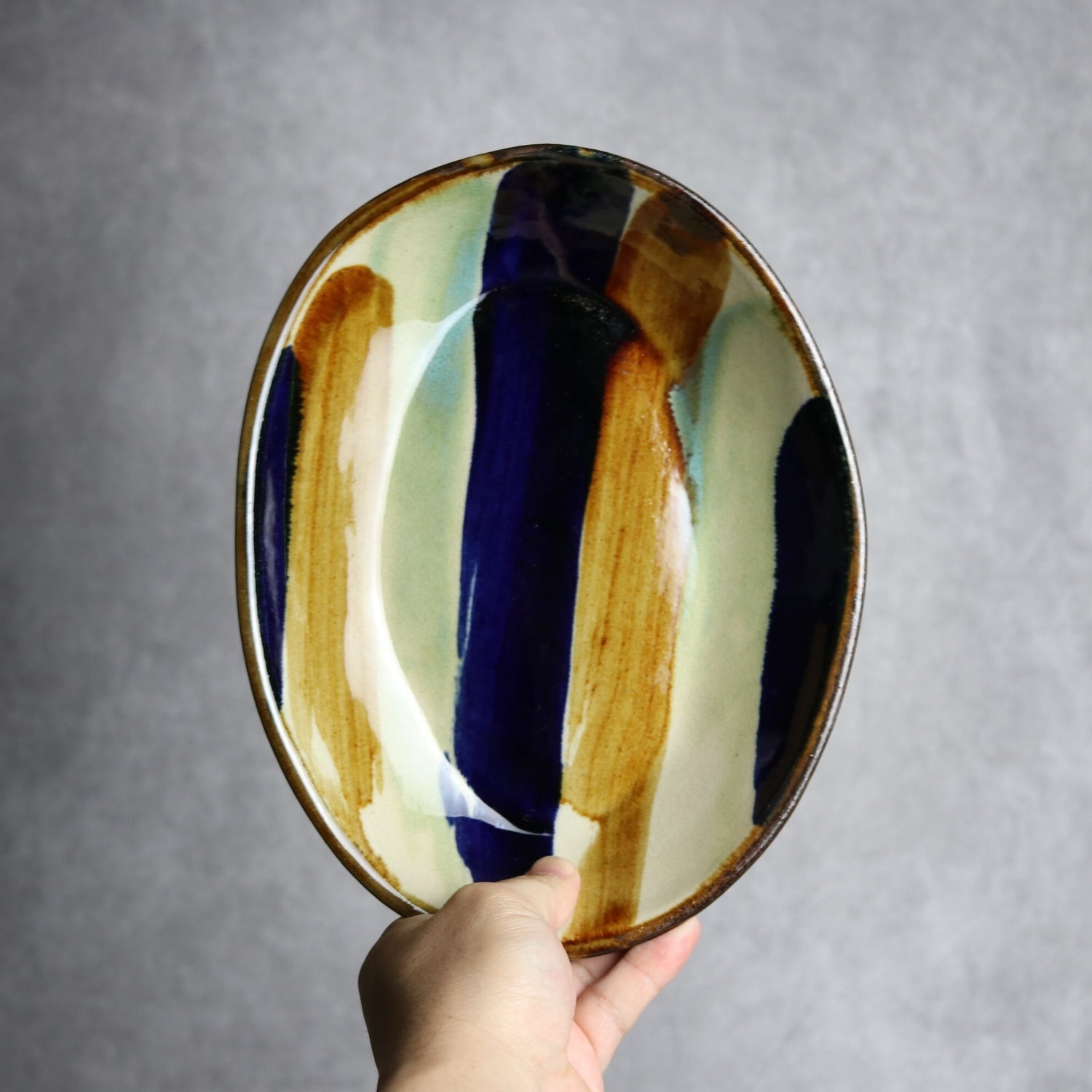 やちむん 陶器 楕円皿(オーバルプレート) 沖縄 工芸 食器