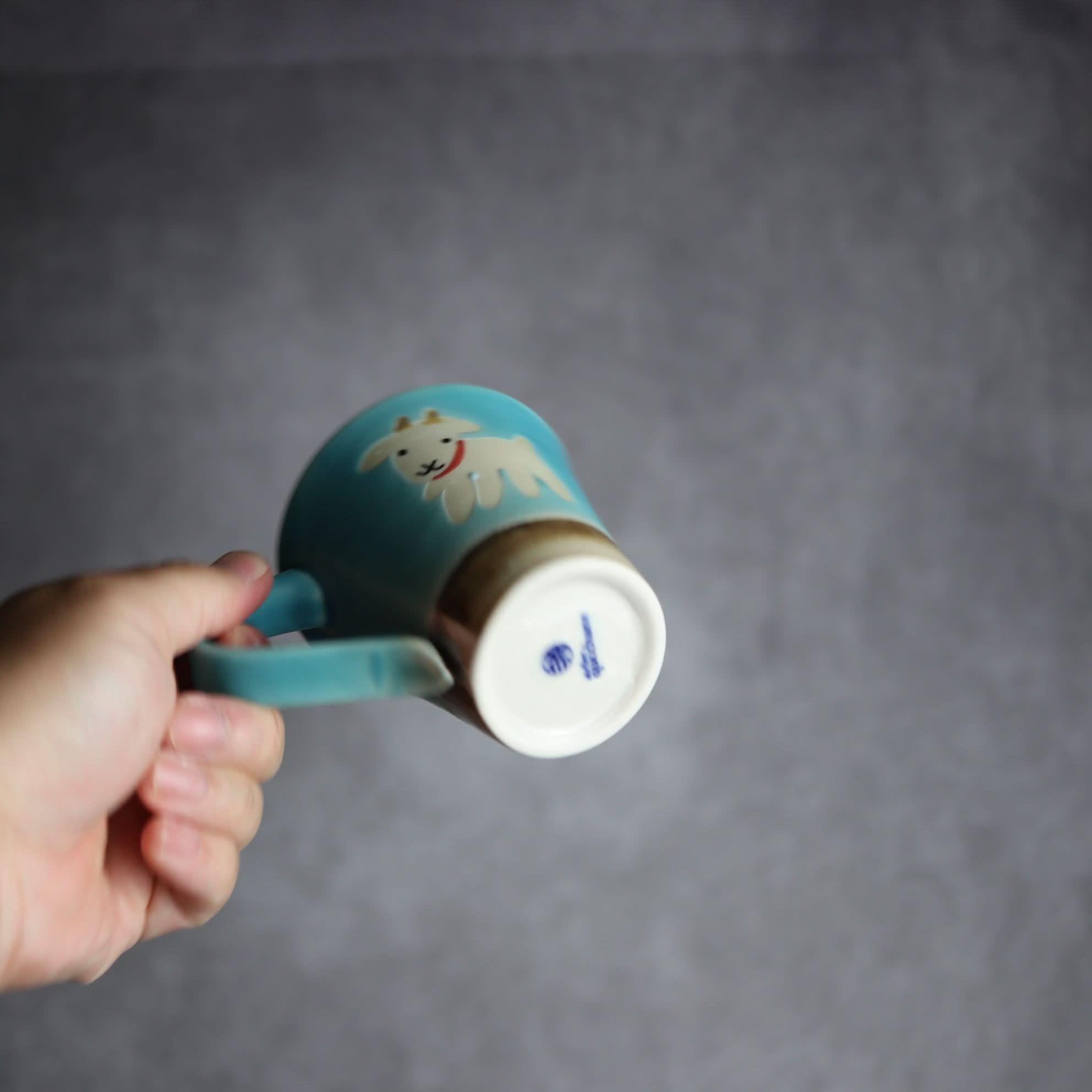 アニマルマグ ヤギ4 やちむん 陶器 atelier qucchane - mundasui