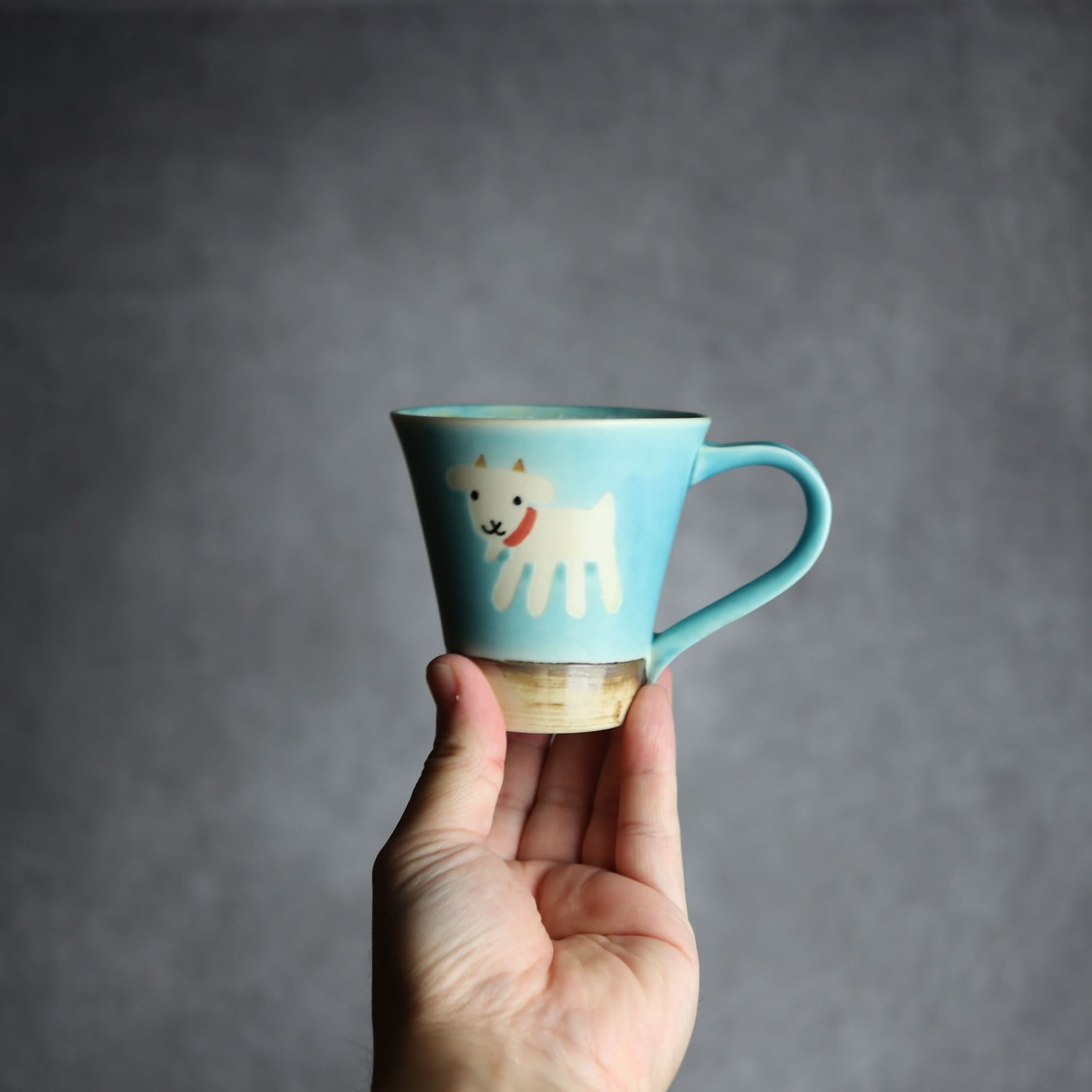 アニマルマグ ヤギ5 やちむん 陶器 atelier qucchane - mundasui