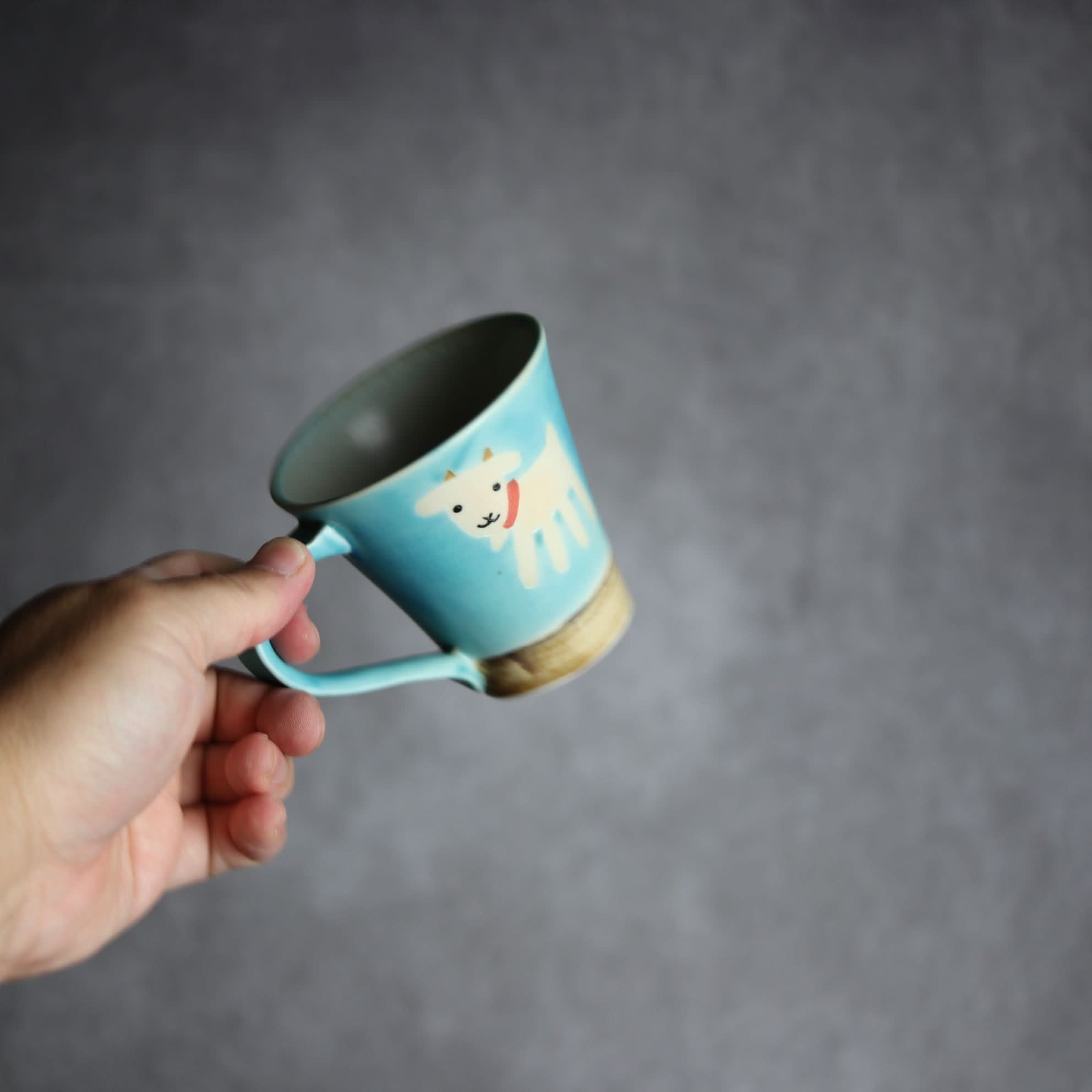 アニマルマグ ヤギ5 やちむん 陶器 atelier qucchane - mundasui