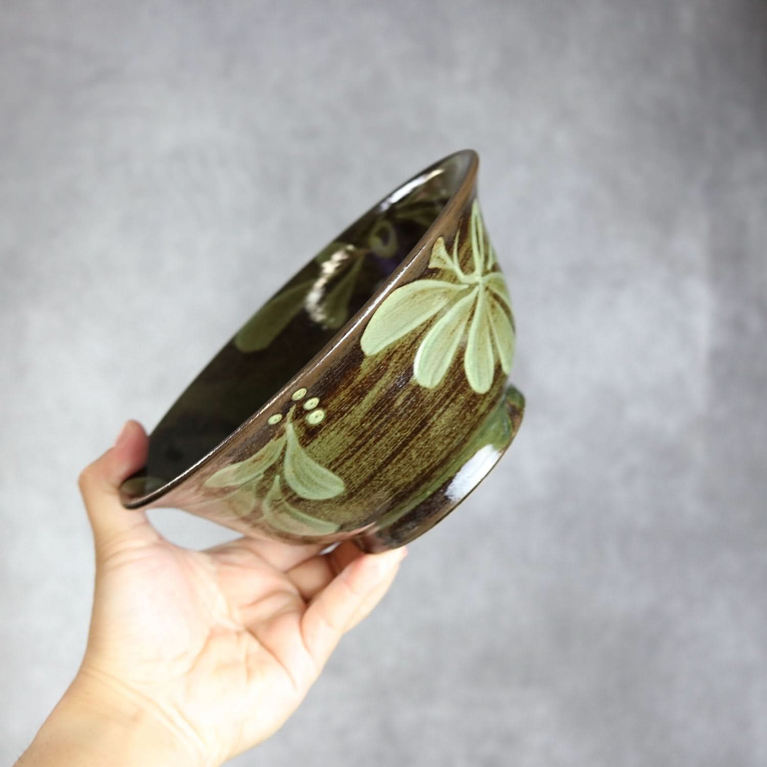 6寸マカイ 呉須白いっちん やちむん 陶器 陶眞窯 やちむん 陶器.