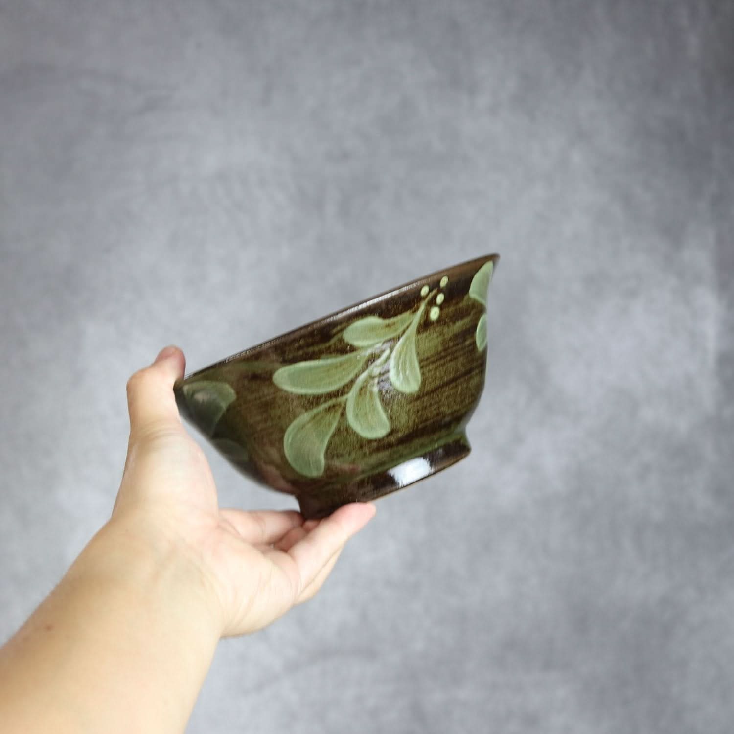 6寸マカイ 呉須白いっちん やちむん 陶器 陶眞窯 やちむん 陶器.