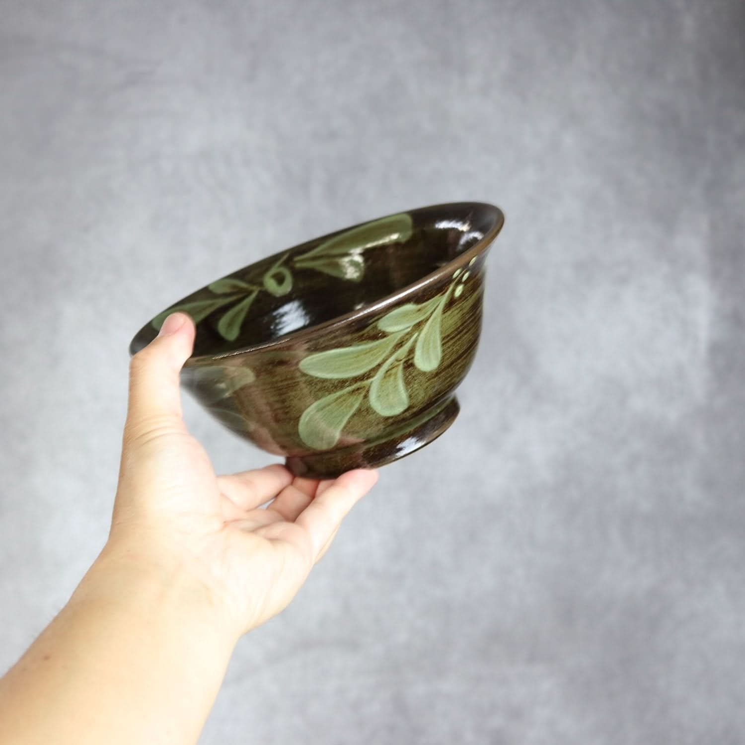6寸マカイ 呉須白いっちん やちむん 陶器 陶眞窯 やちむん 陶器.