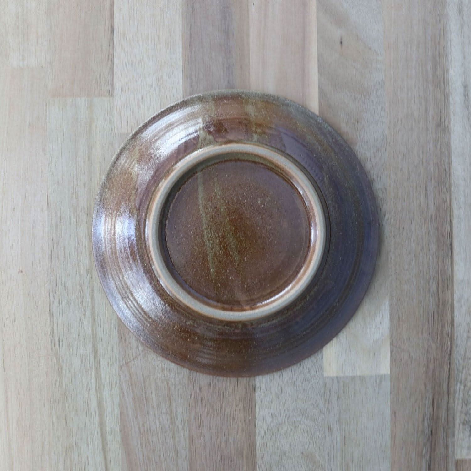 7寸皿 白いっちん やちむん 陶器 陶眞窯 やちむん 陶器.