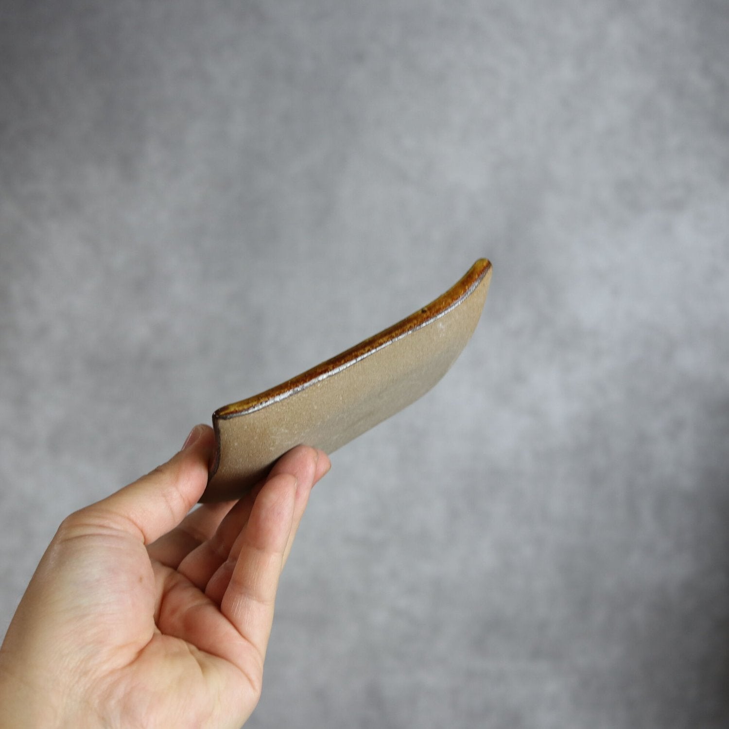 魚紋 長角皿(口8.5×12)