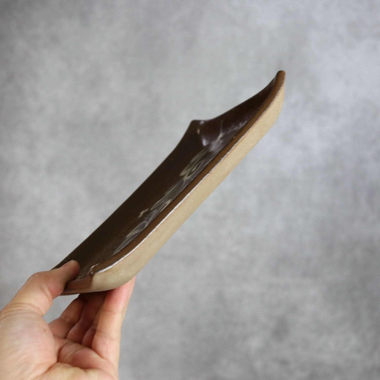 長角皿 13×20 白いっちん やちむん 陶器 陶眞窯 やちむん 陶器.