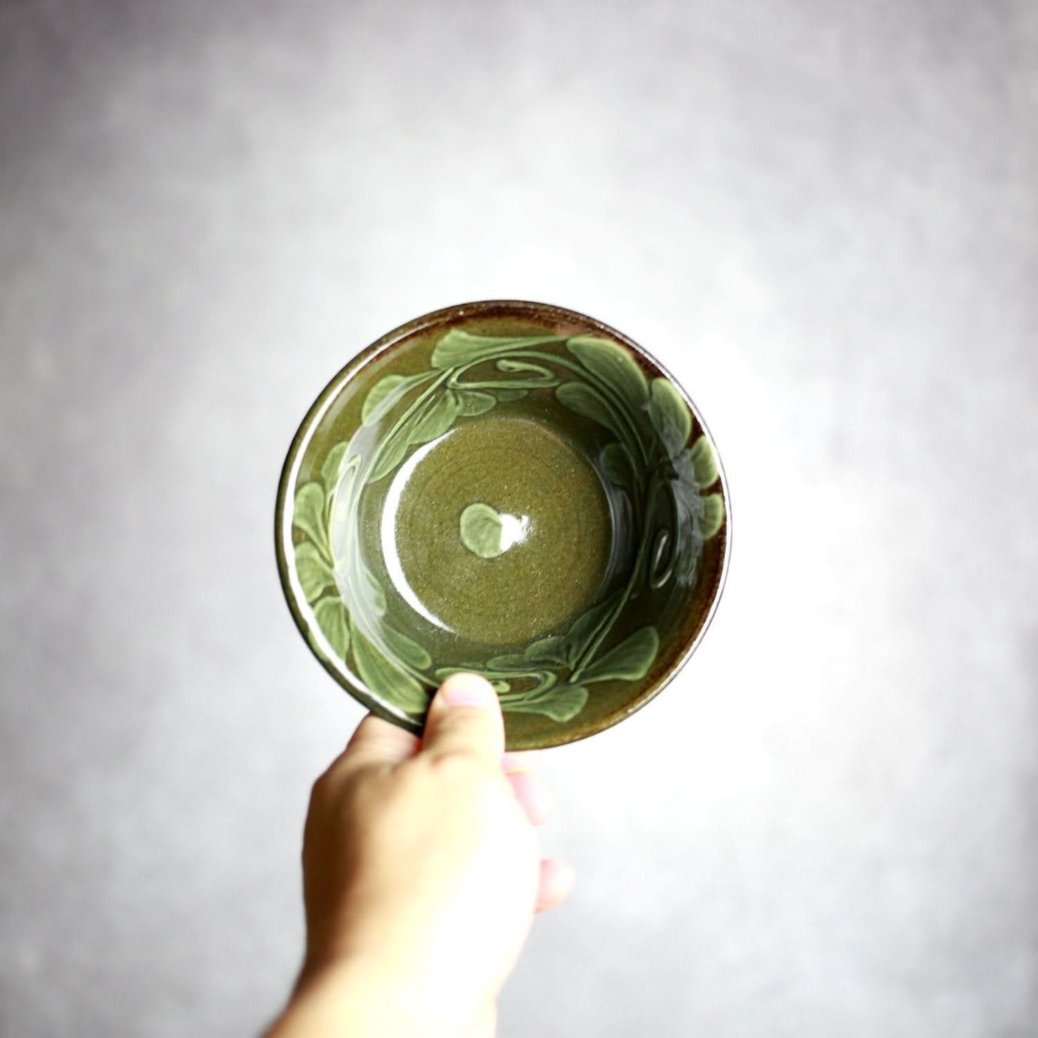 4寸鉢 呉須白いっちん やちむん 陶器 陶眞窯 やちむん 陶器.