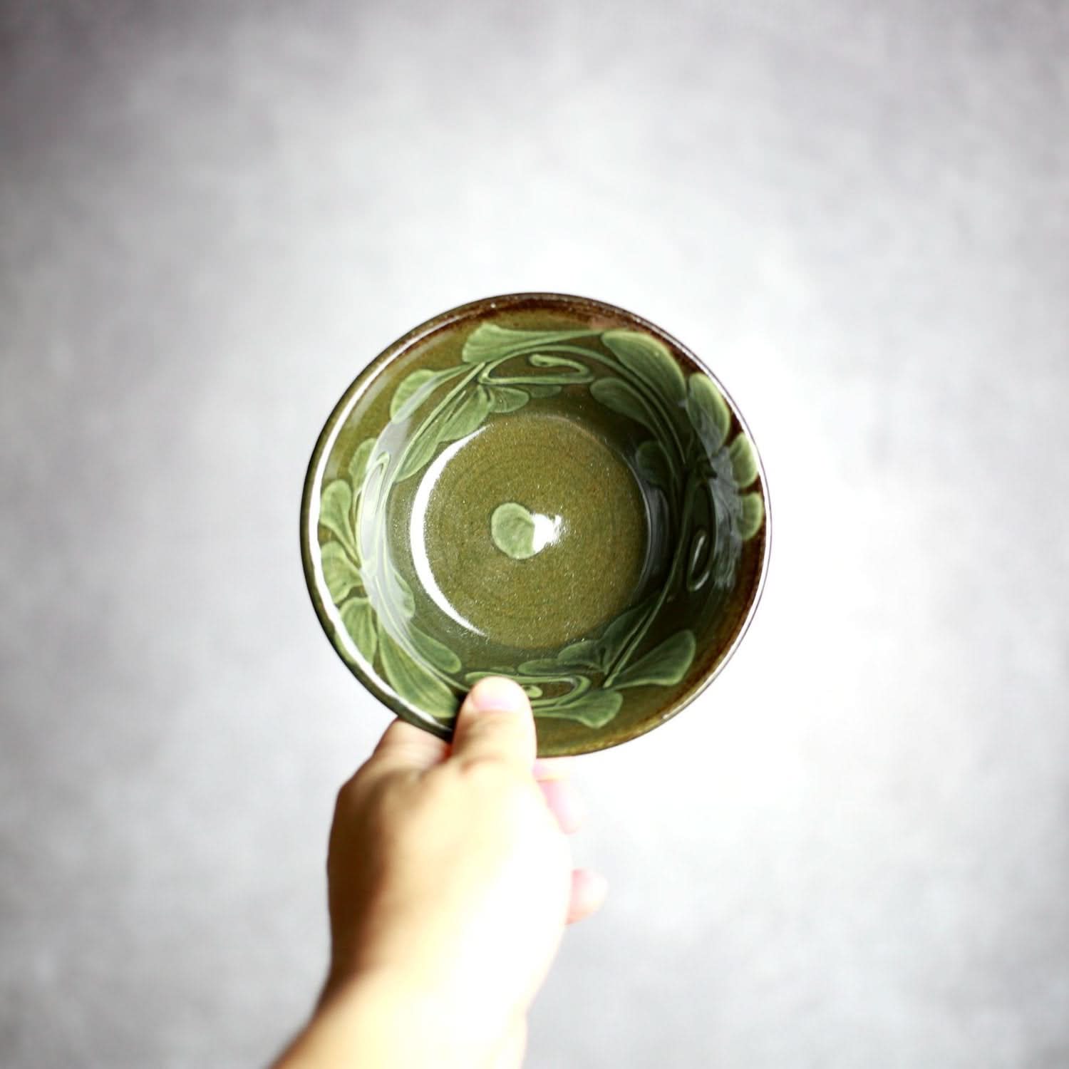 4寸鉢 呉須白いっちん やちむん 陶器 陶眞窯 やちむん 陶器.