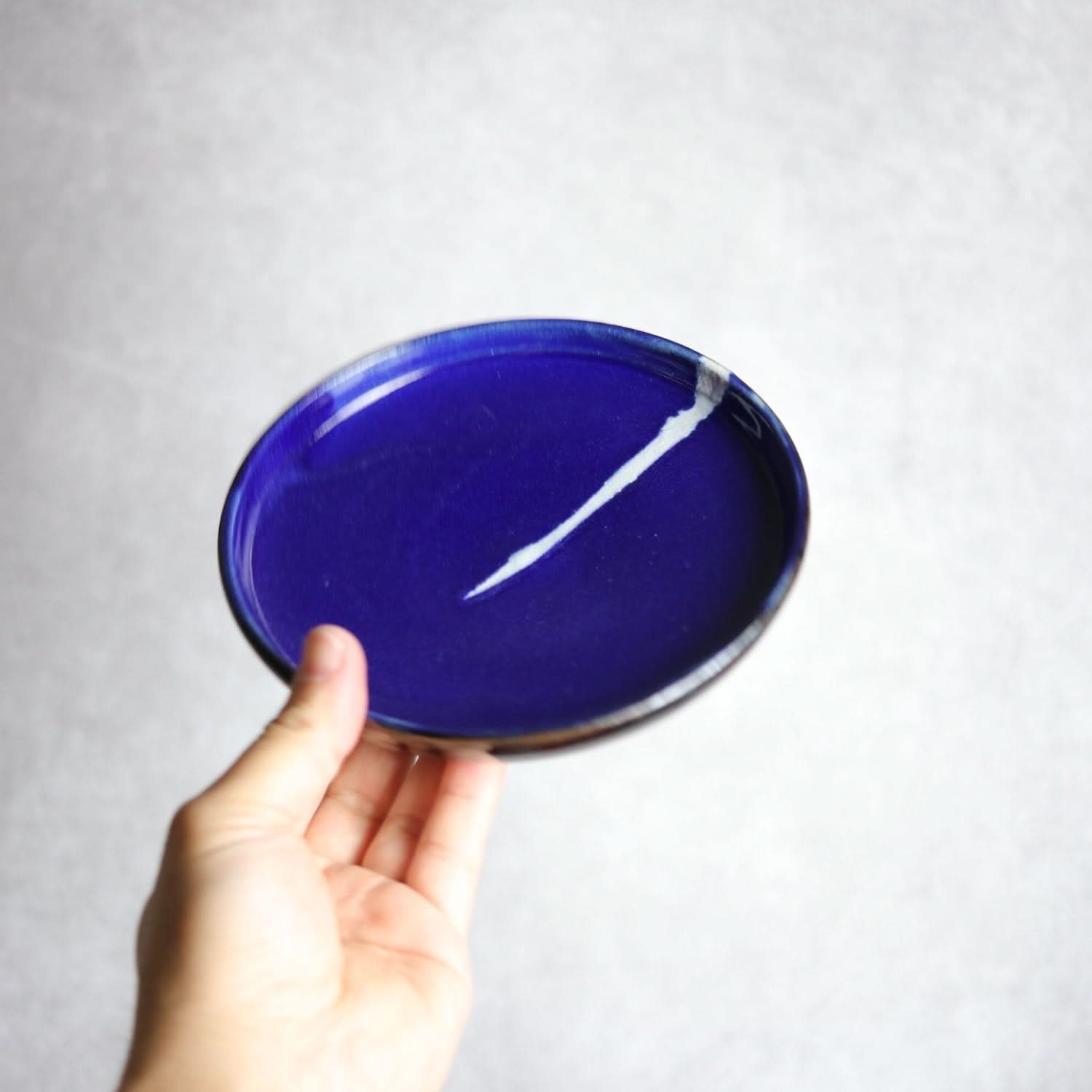 5寸皿2 Let there be light やちむん 陶器 工房エクレシア やちむん 陶器.