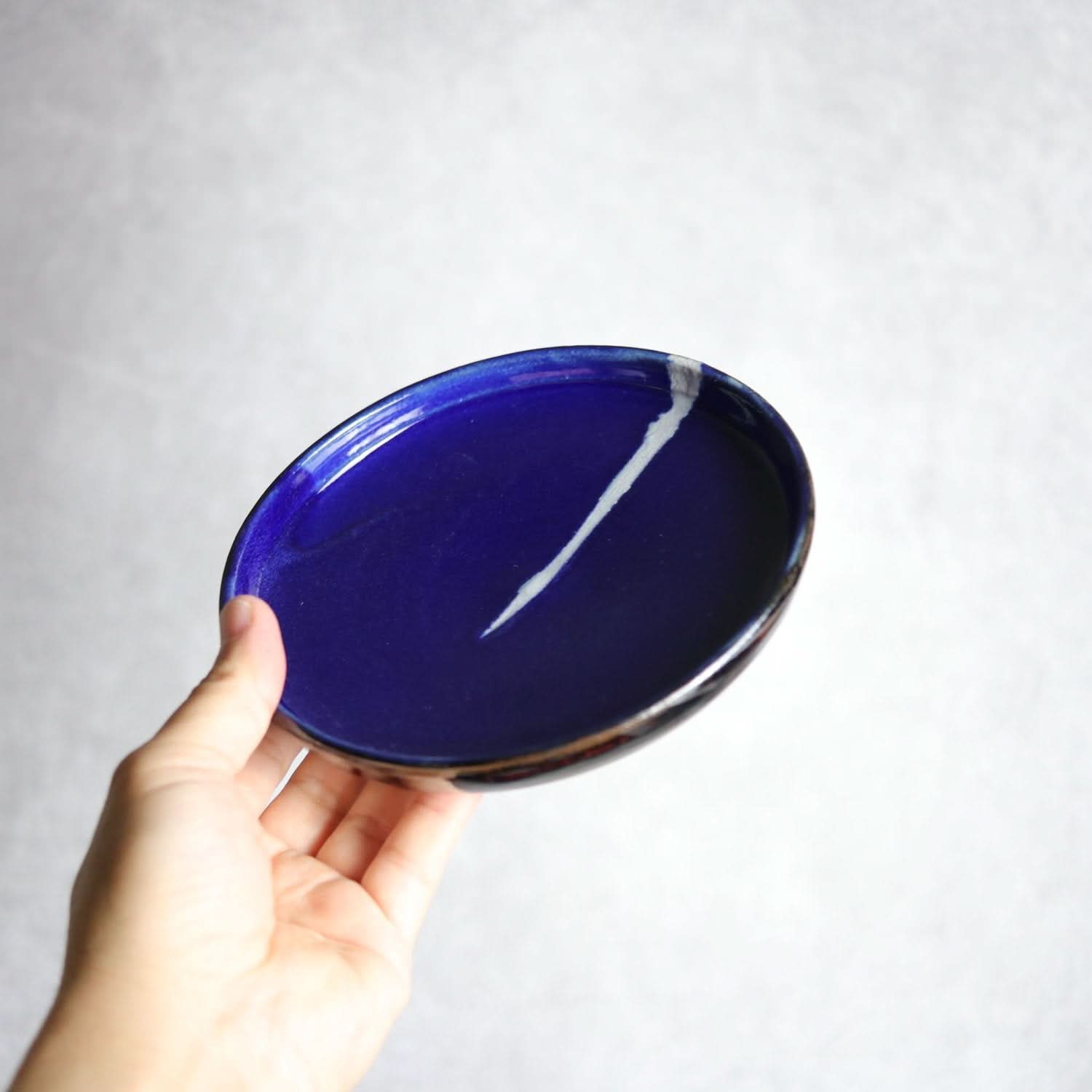 5寸皿2 Let there be light やちむん 陶器 工房エクレシア やちむん 陶器.