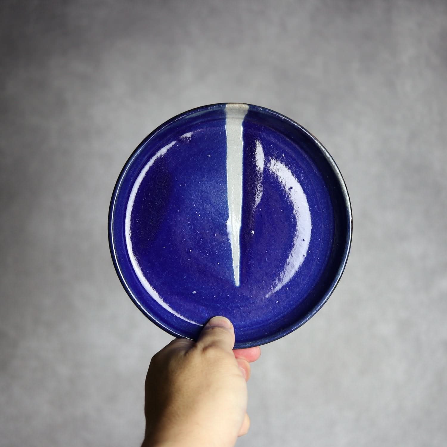 5寸皿8 Let there be light やちむん 陶器 工房エクレシア やちむん 陶器.