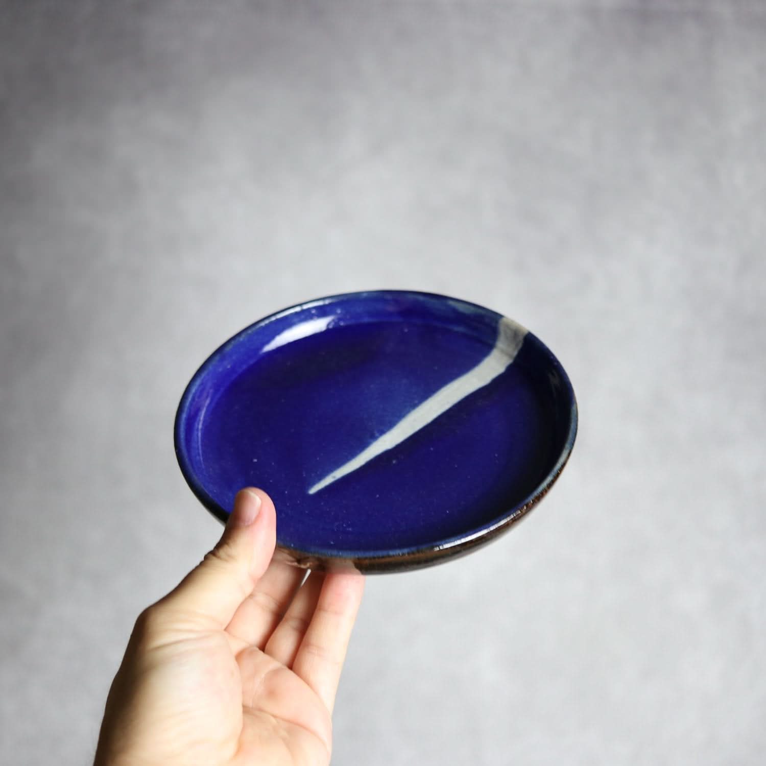 5寸皿8 Let there be light やちむん 陶器 工房エクレシア やちむん 陶器.