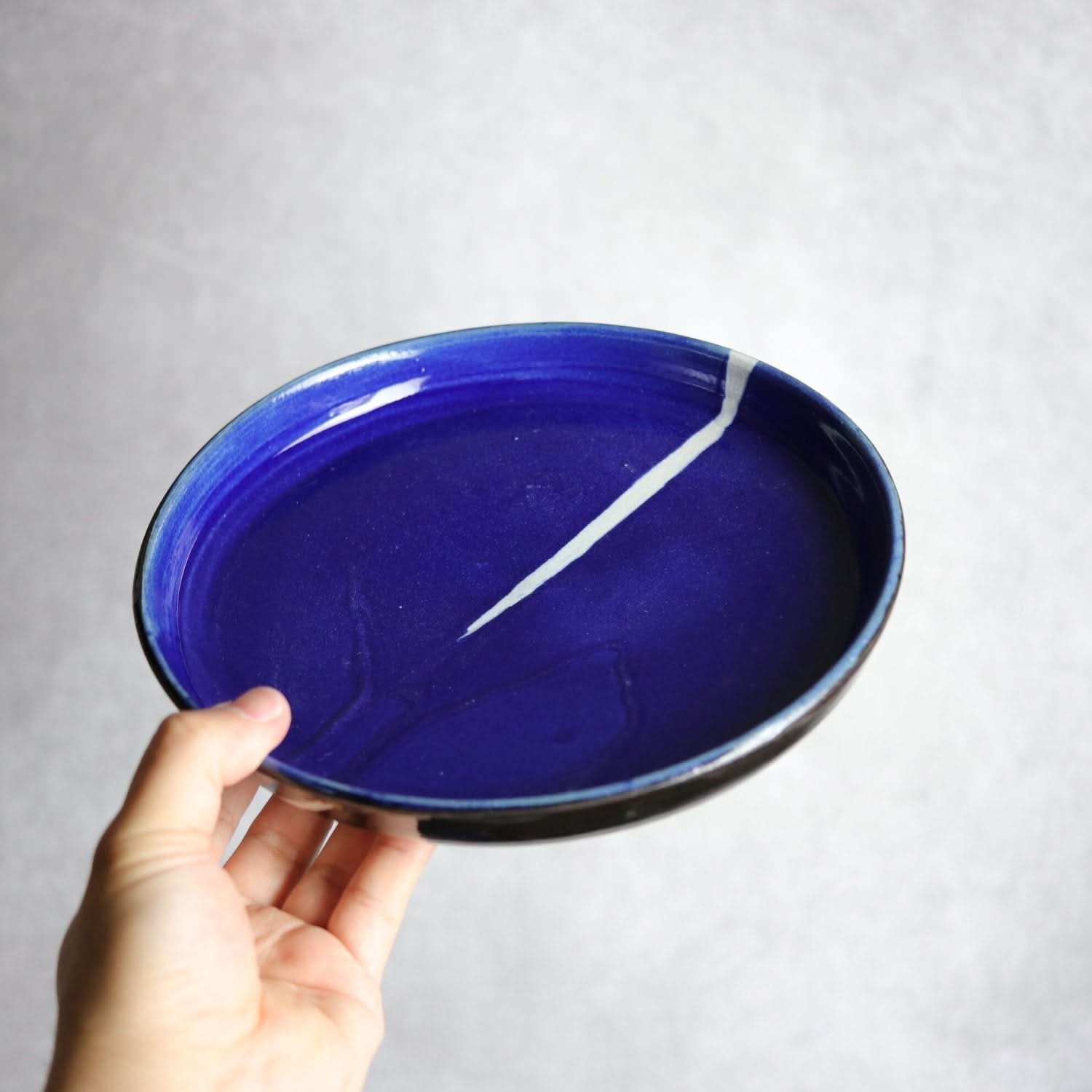 7寸皿2 Let there be light やちむん 陶器 工房エクレシア やちむん 陶器.