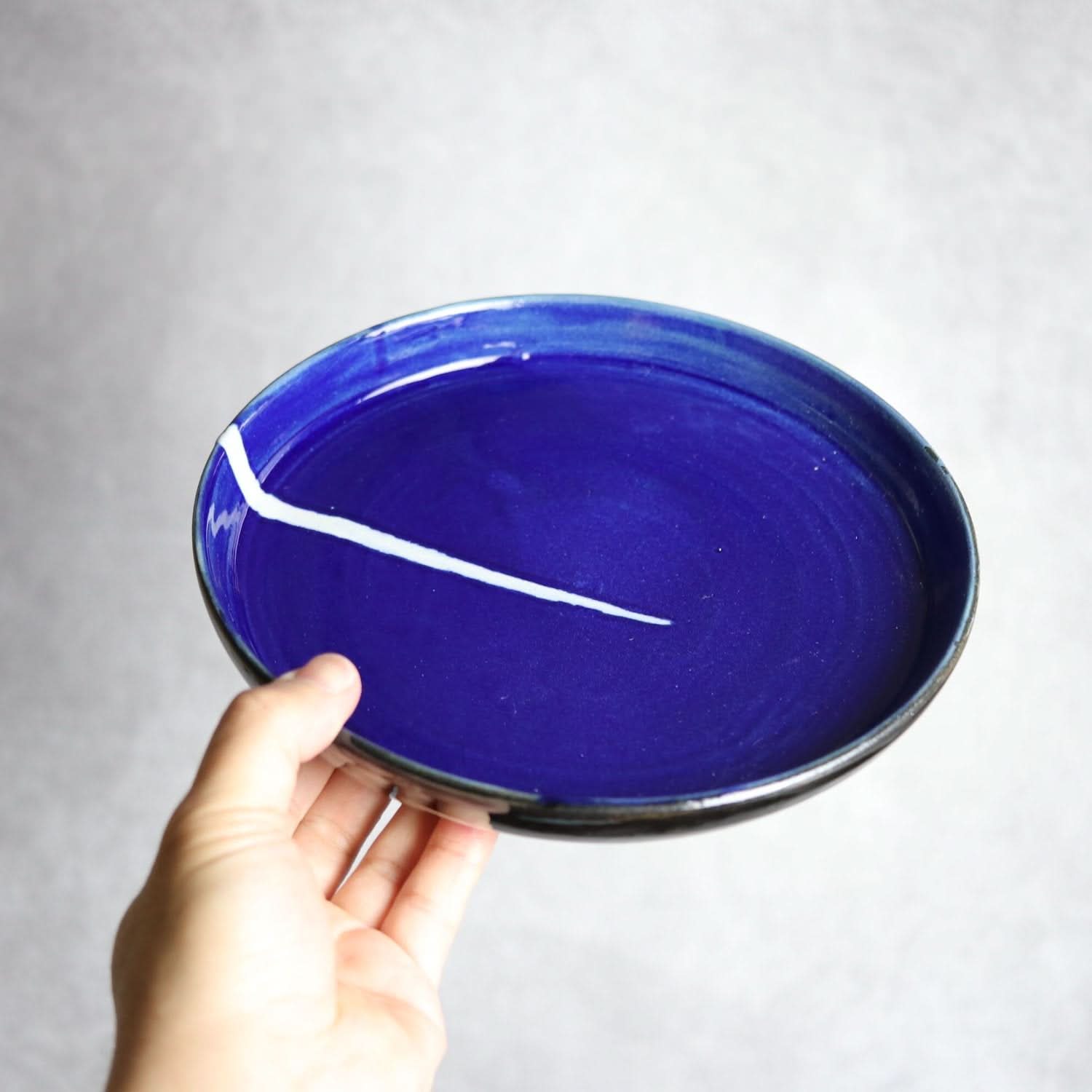 7寸皿4 Let there be light やちむん 陶器 工房エクレシア やちむん 陶器.