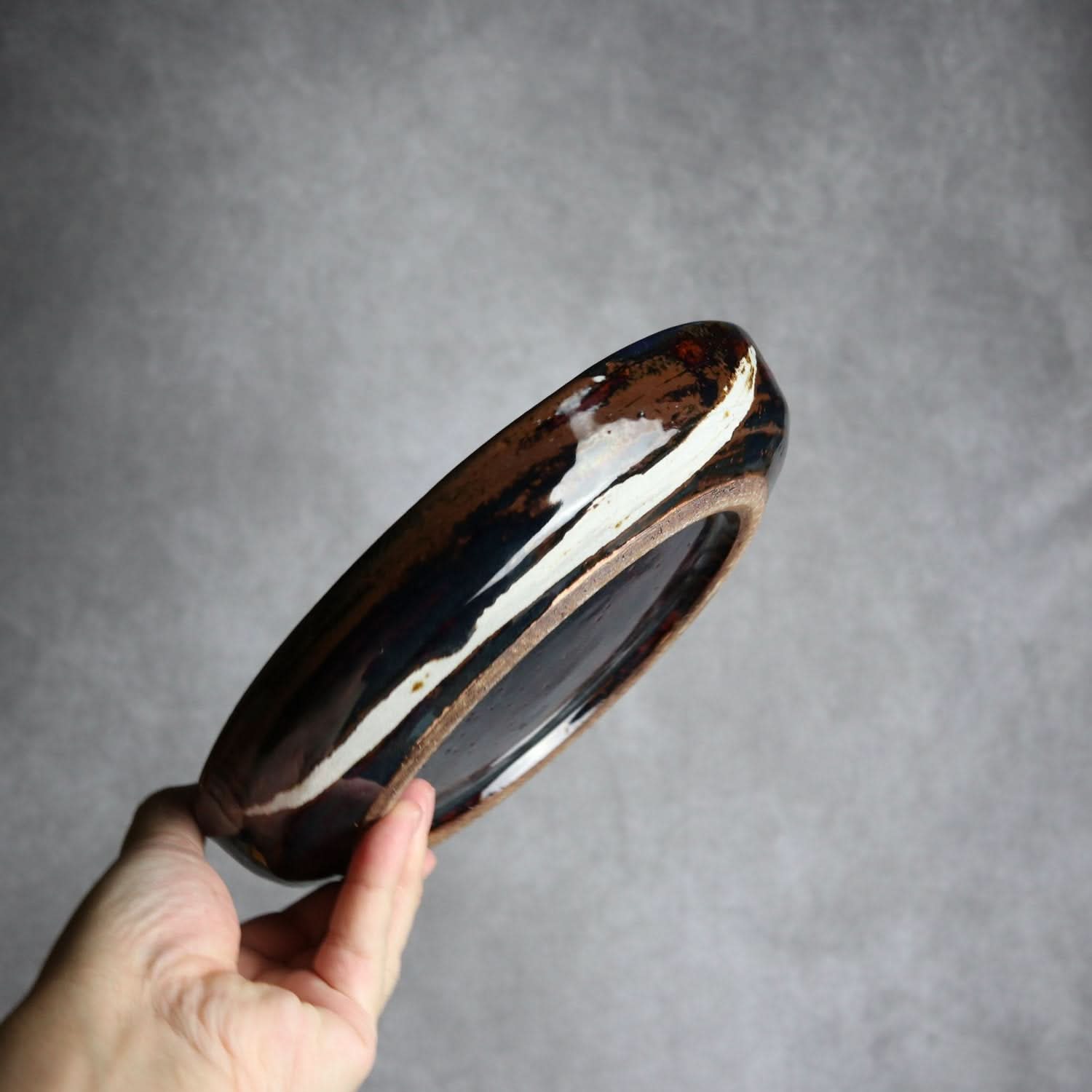 7寸皿7 Let there be light やちむん 陶器 工房エクレシア やちむん 陶器.