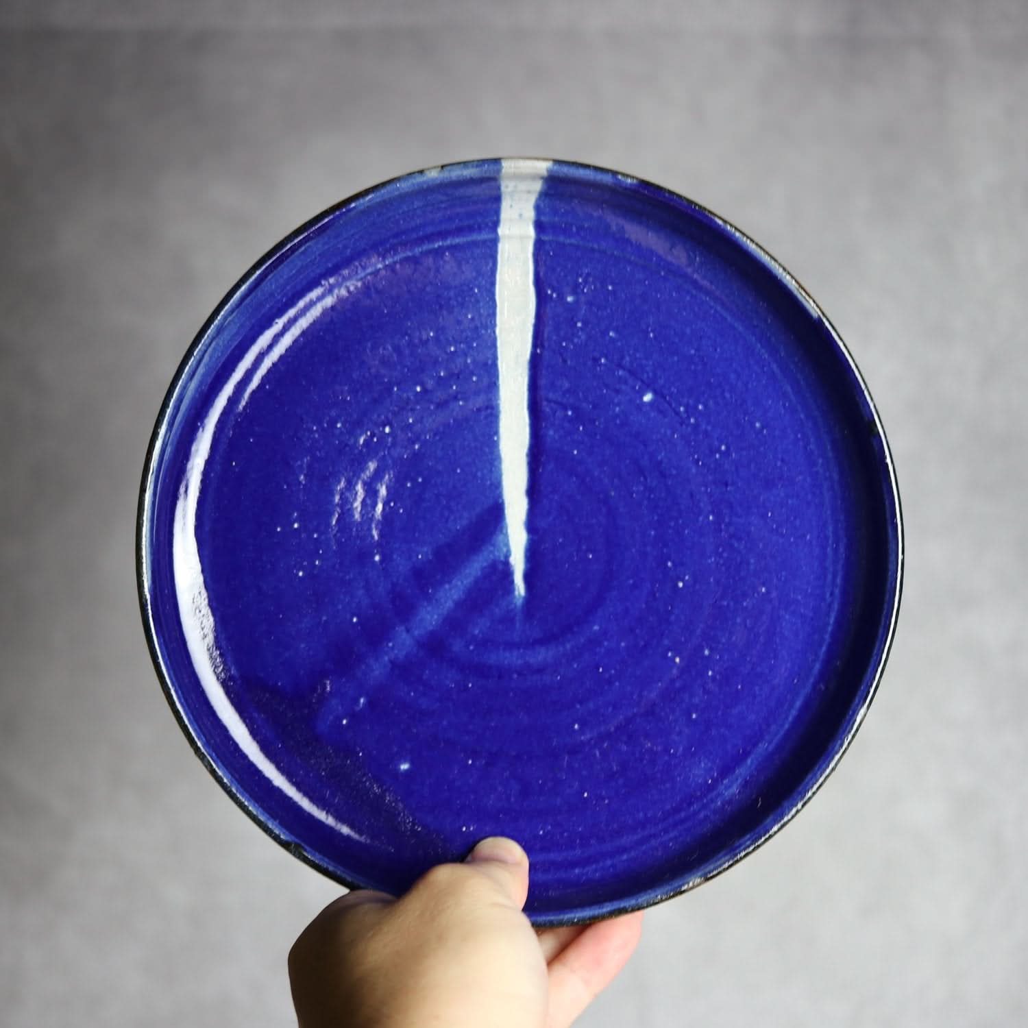 7寸皿8 Let there be light やちむん 陶器 工房エクレシア やちむん 陶器.