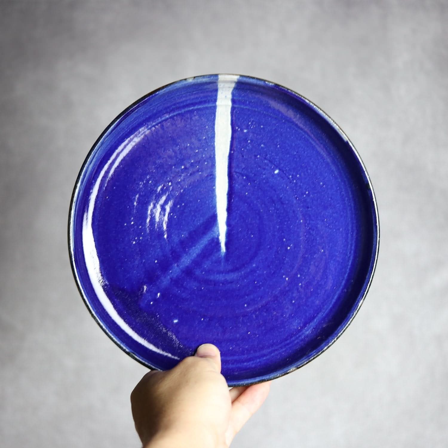 7寸皿8 Let there be light やちむん 陶器 工房エクレシア やちむん 陶器.