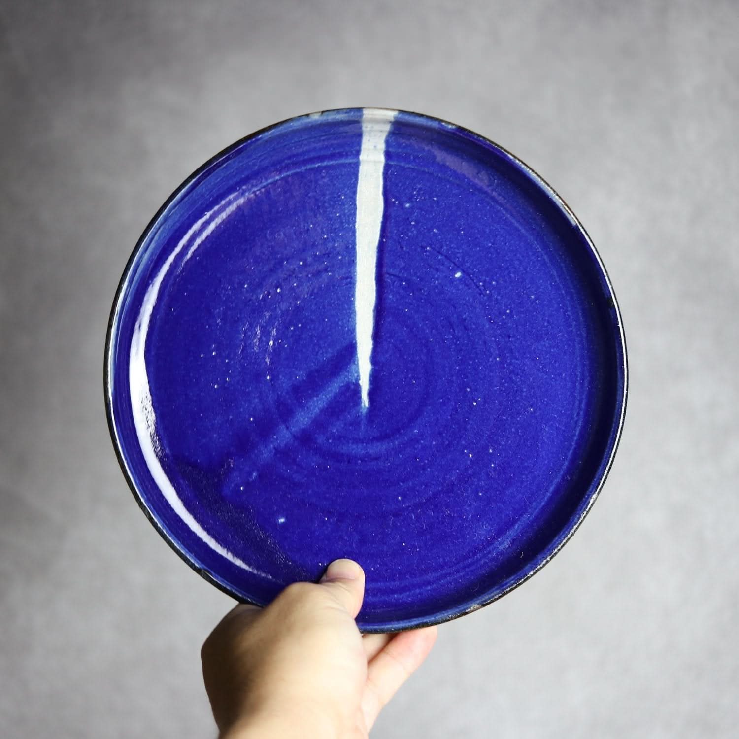 7寸皿8 Let there be light やちむん 陶器 工房エクレシア やちむん 陶器.