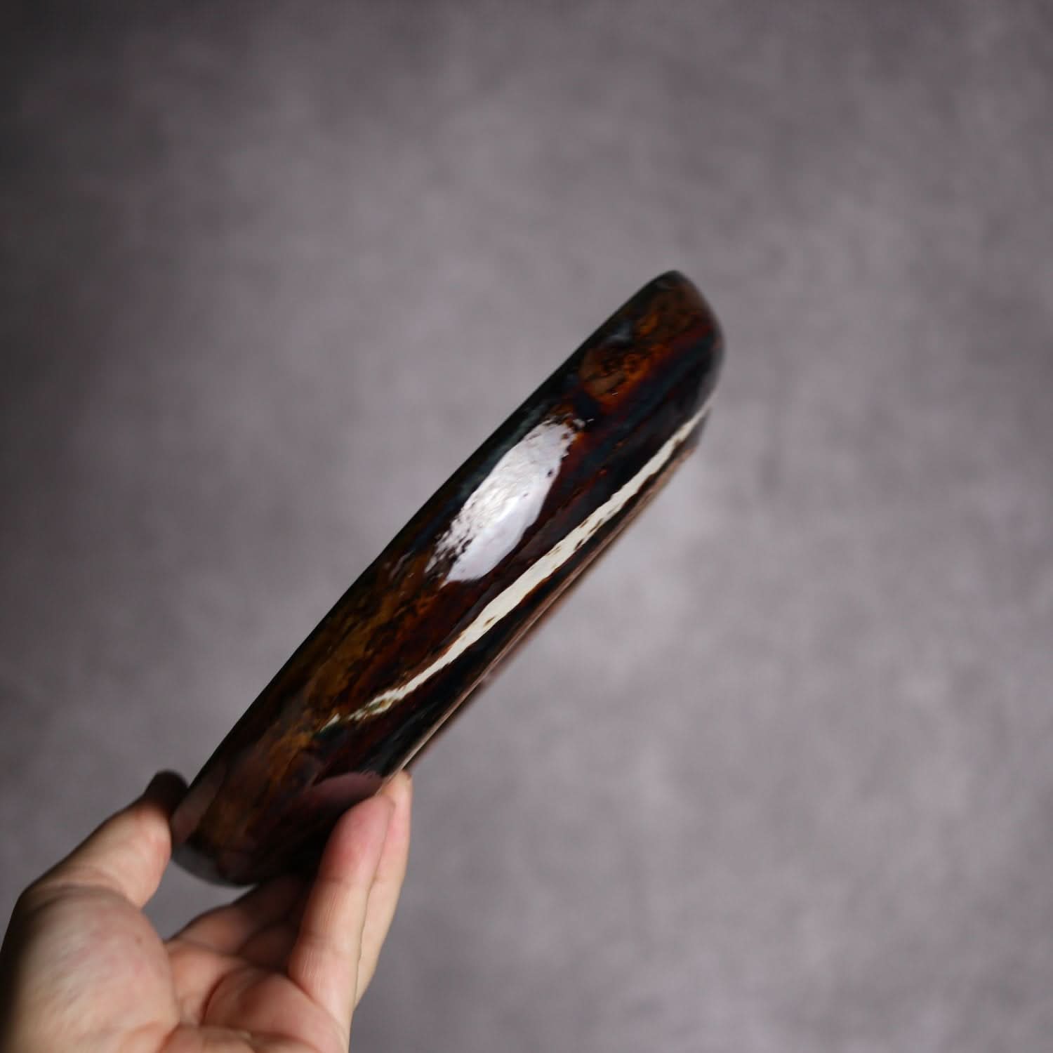 7寸皿8 Let there be light やちむん 陶器 工房エクレシア やちむん 陶器.