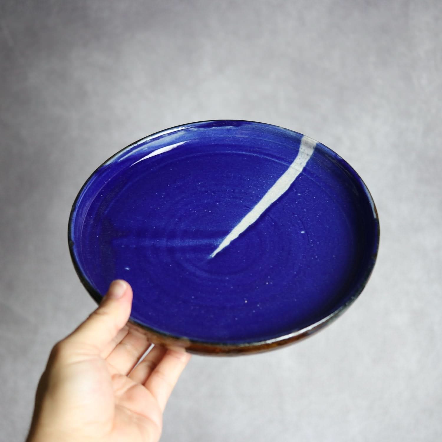 7寸皿8 Let there be light やちむん 陶器 工房エクレシア やちむん 陶器.