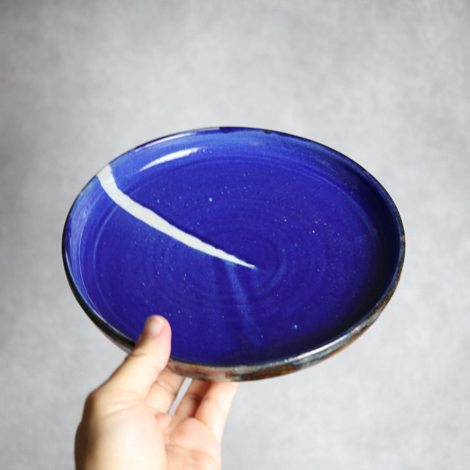 7寸皿8 Let there be light やちむん 陶器 工房エクレシア やちむん 陶器.