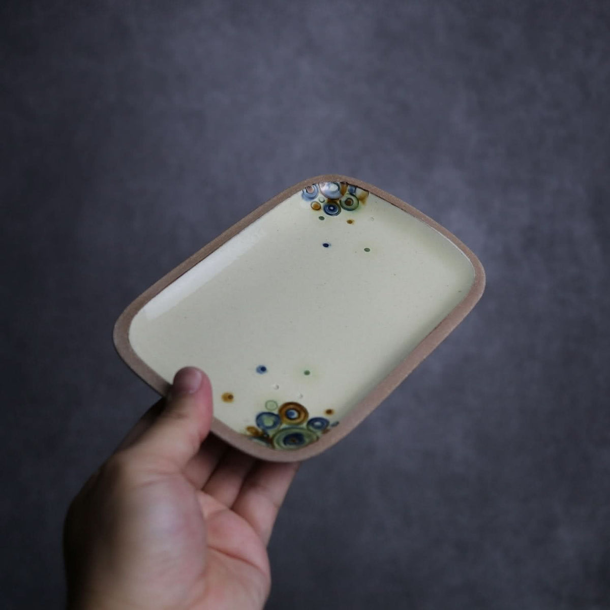 シャボン 長角皿(小) やちむん 陶器.