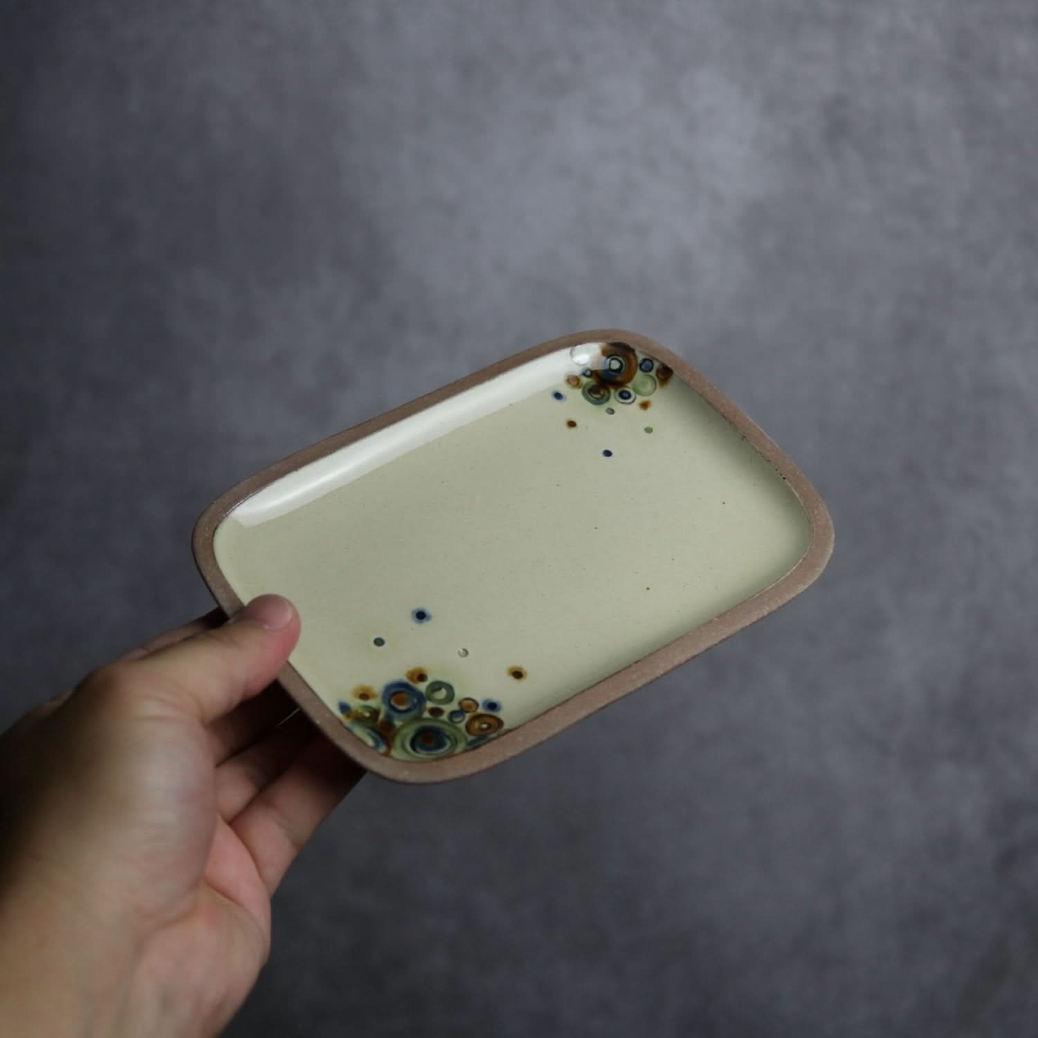 シャボン 長角皿(小) やちむん 陶器.