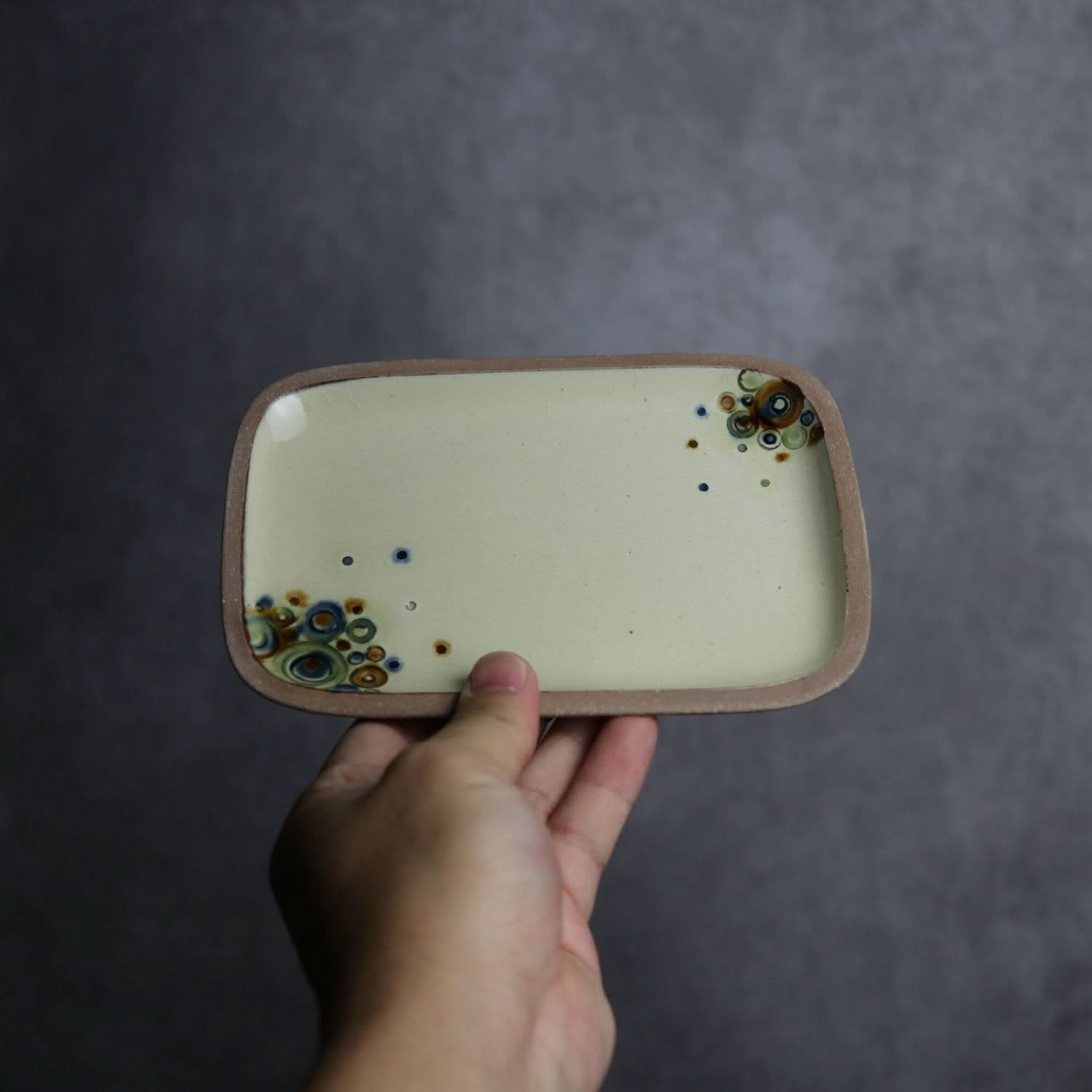シャボン 長角皿(小) やちむん 陶器.