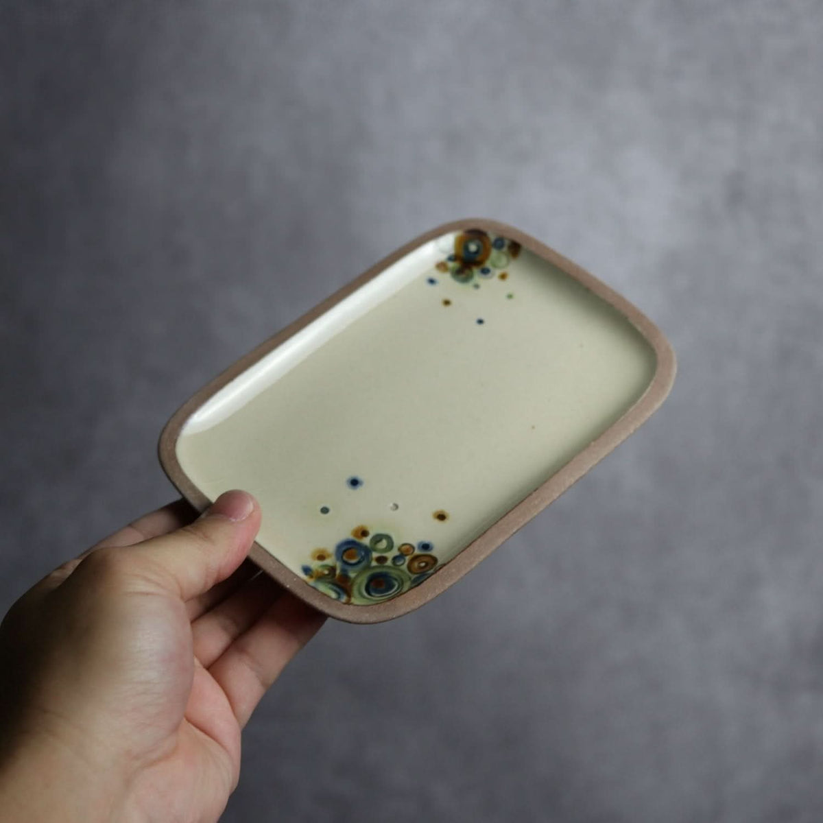 シャボン 長角皿(小) やちむん 陶器.