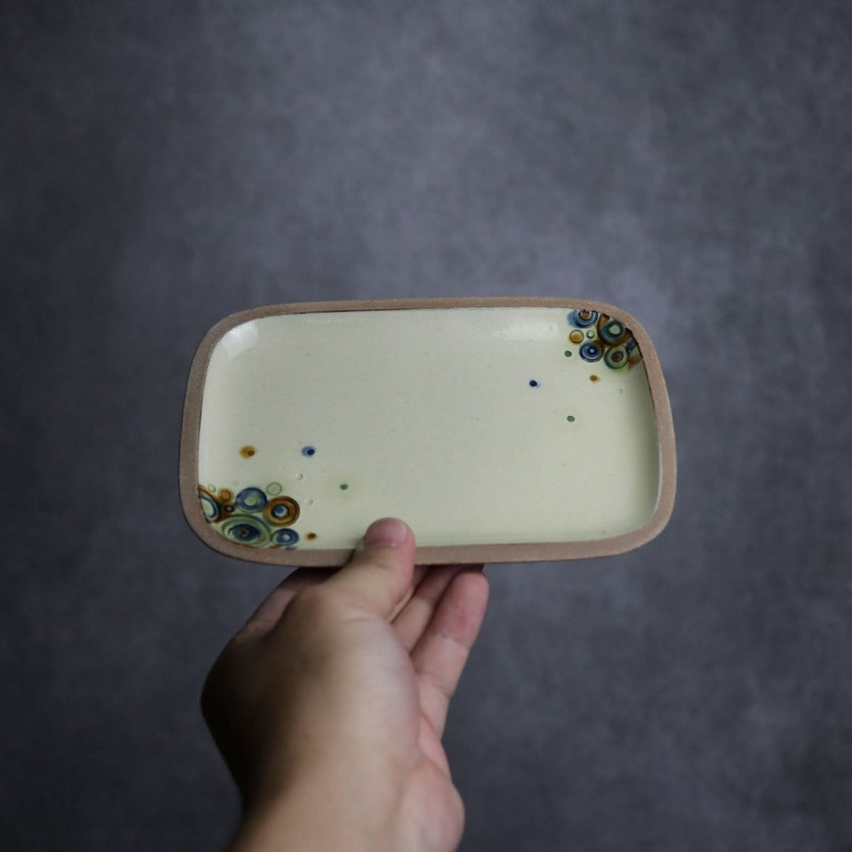 シャボン 長角皿(小) やちむん 陶器.