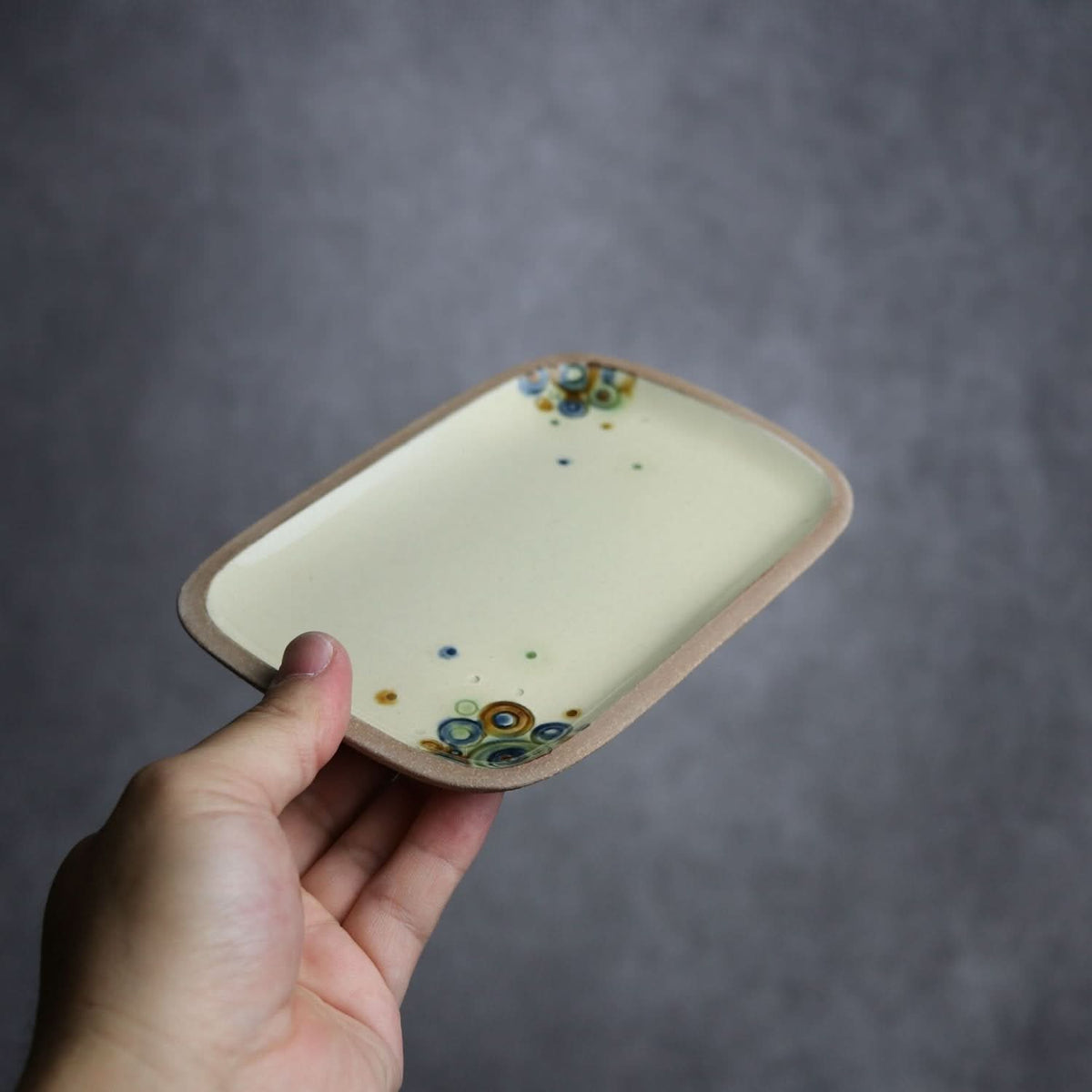 シャボン 長角皿(小) やちむん 陶器.