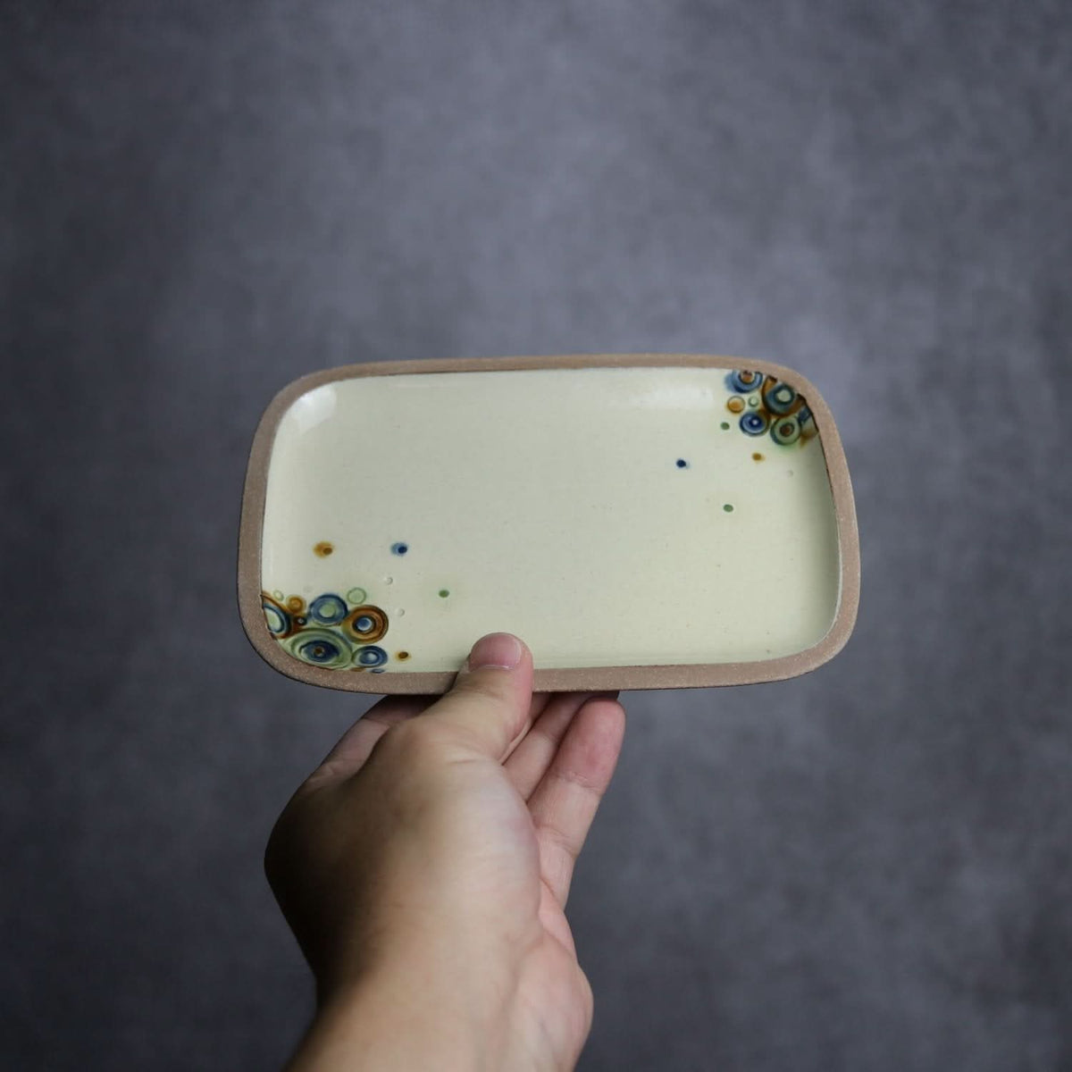 シャボン 長角皿(小) やちむん 陶器.