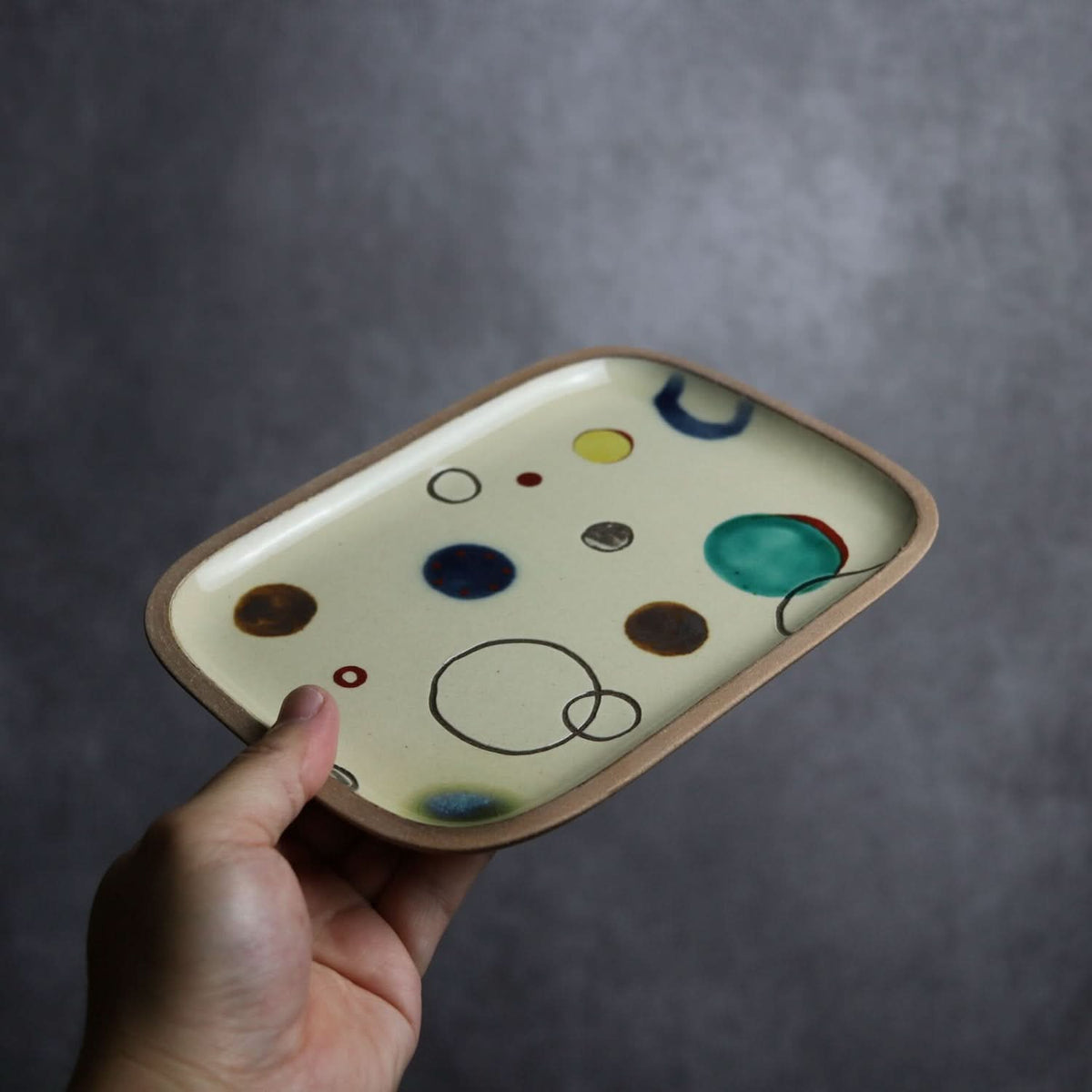 プリズム 長角皿(中) やちむん 陶器.