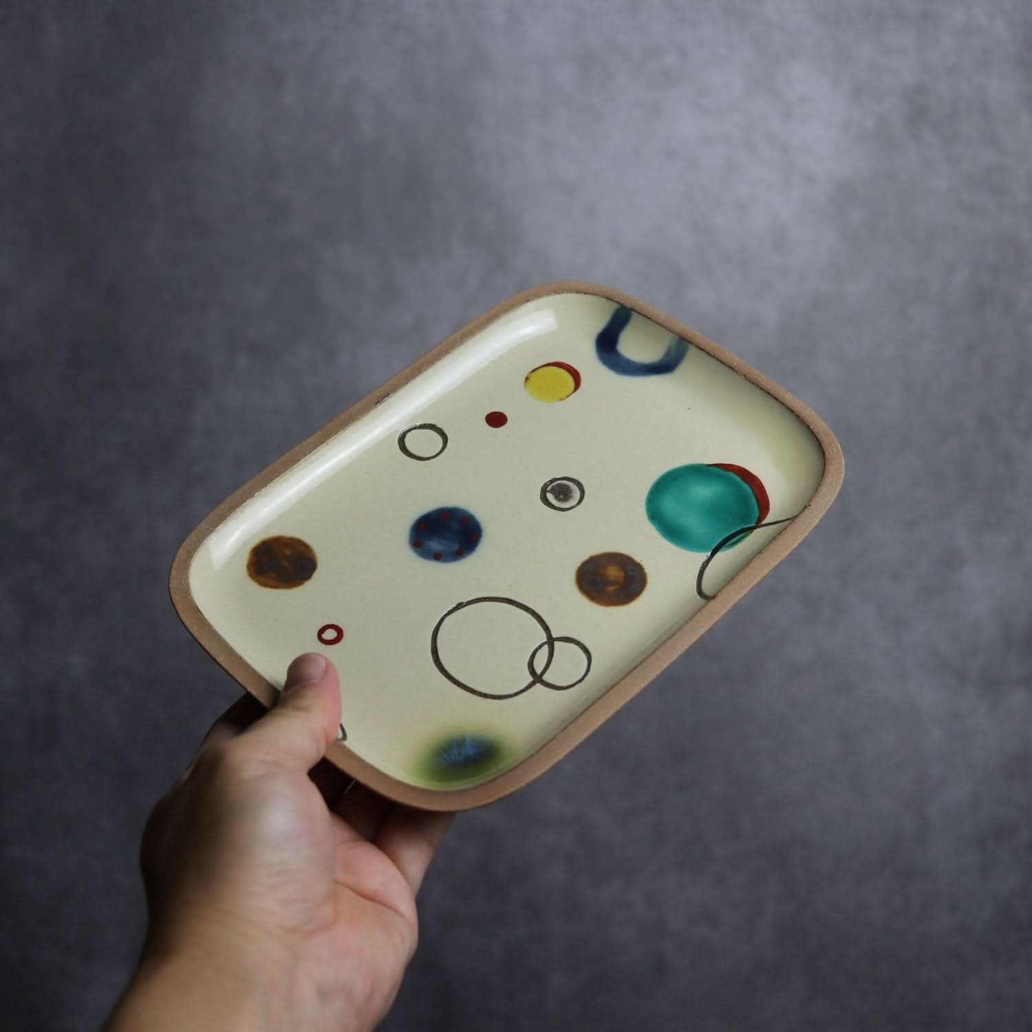 プリズム 長角皿(中) やちむん 陶器.