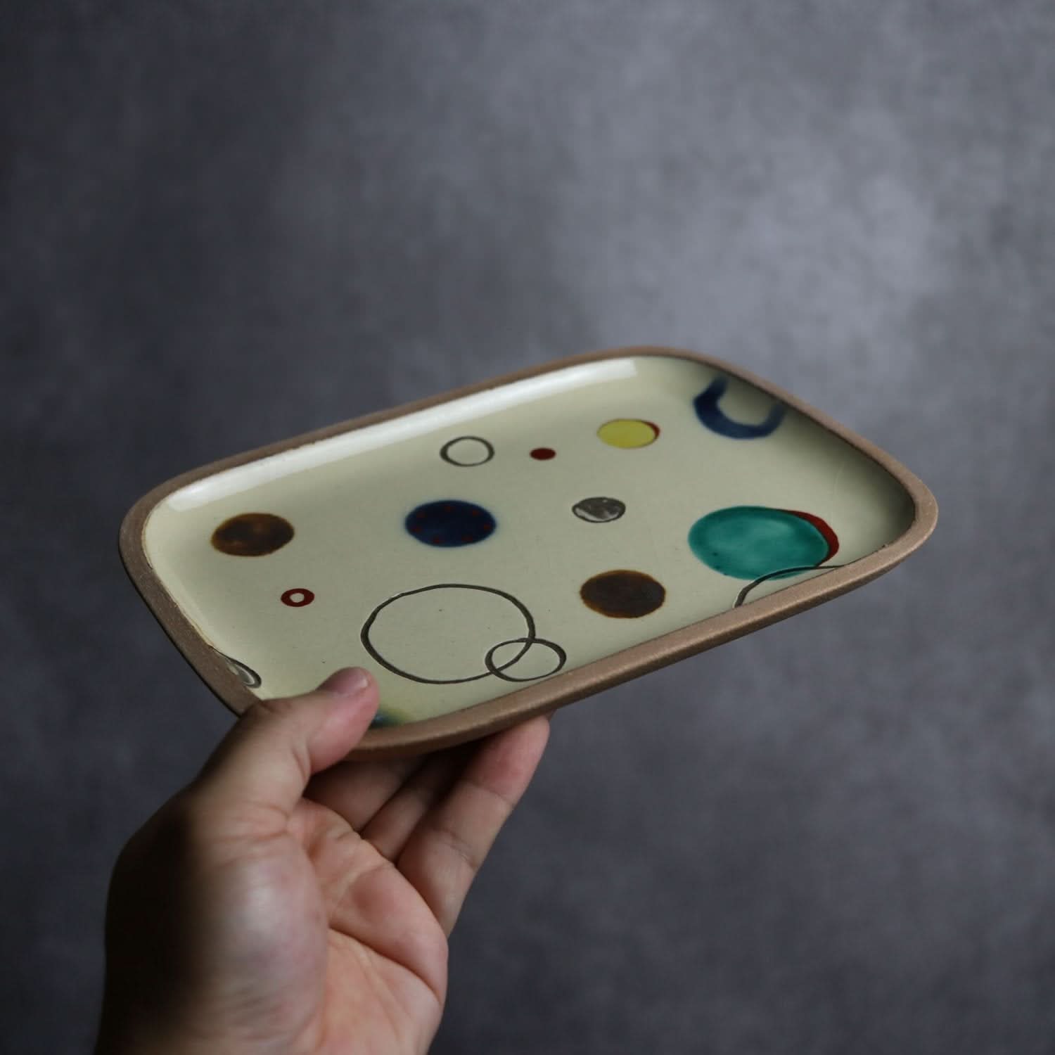 プリズム 長角皿(中) やちむん 陶器.