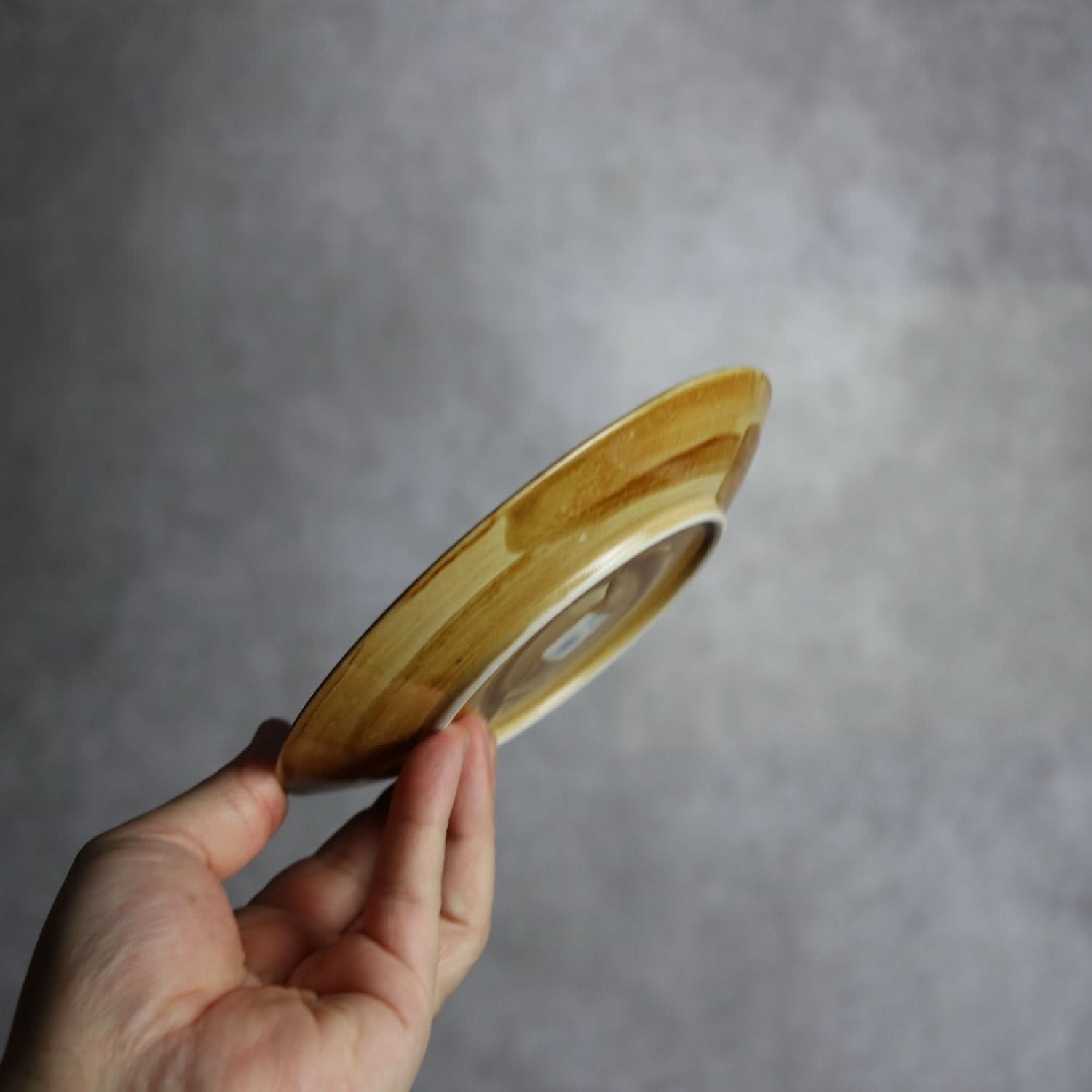 5寸皿 ラグーン やちむん 陶器 atelier qucchane やちむん 陶器.