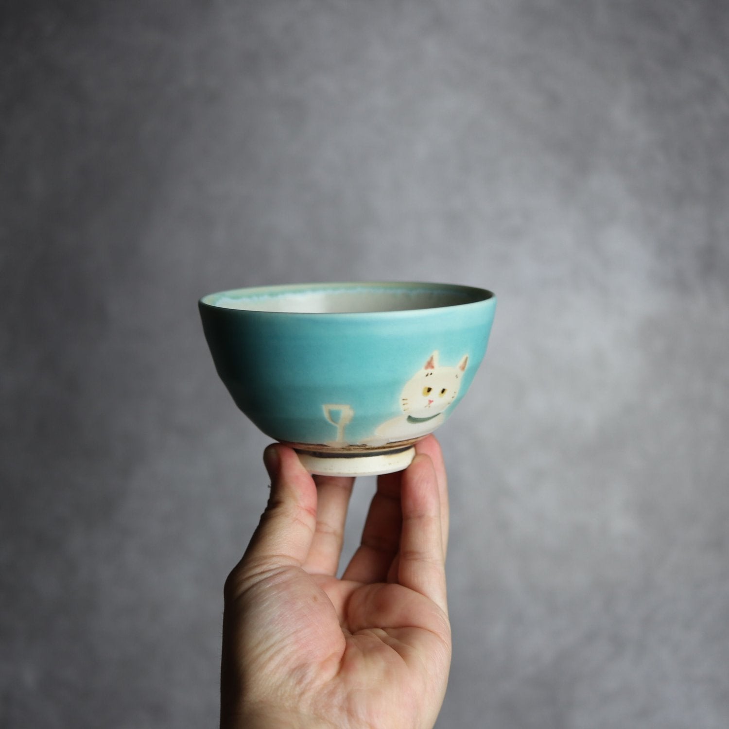 お茶碗(ネコ)