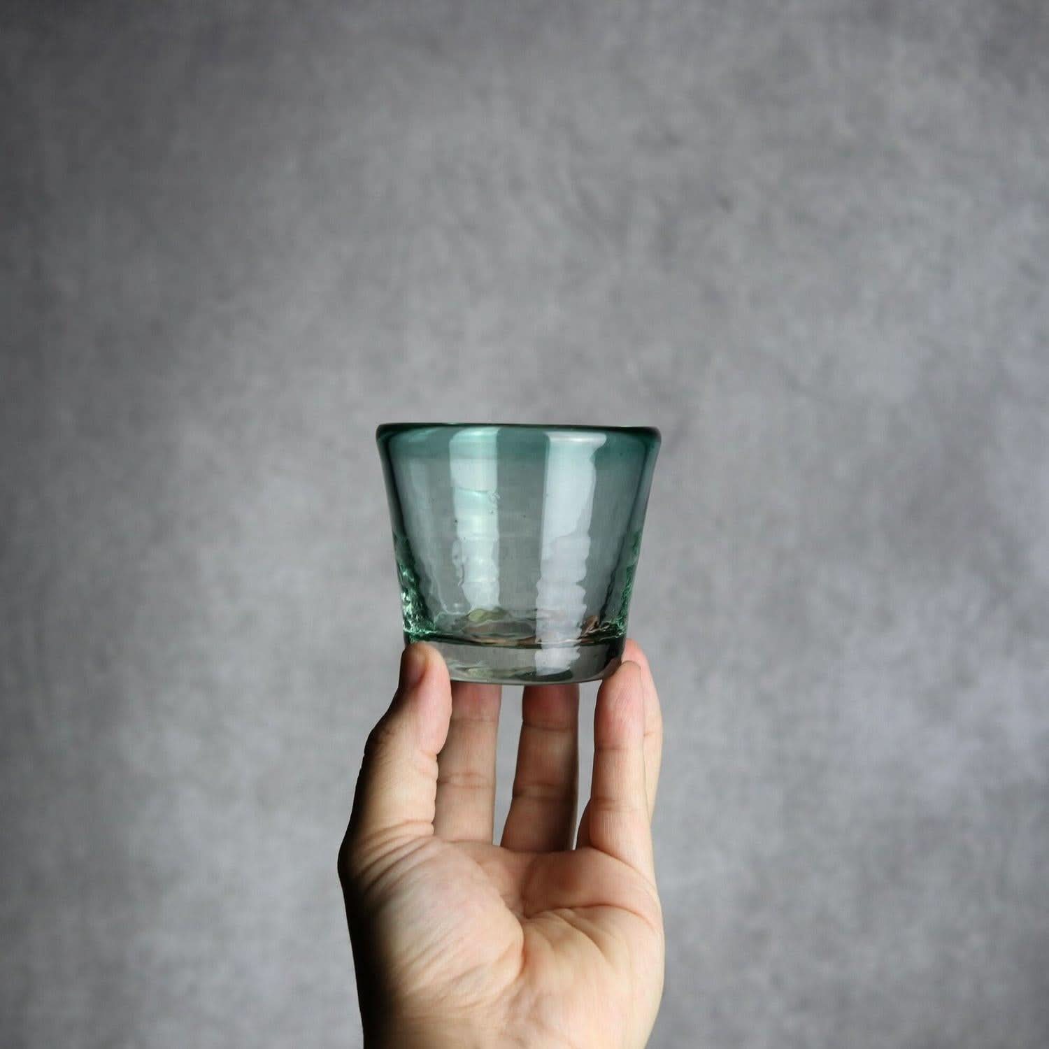 ノーマルグラス 小 グリーン 琉球ガラス ガラス工房清天 琉球ガラス.