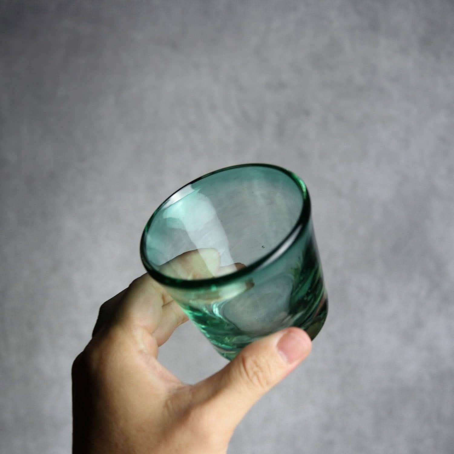 ノーマルグラス 小 グリーン 琉球ガラス ガラス工房清天 琉球ガラス.