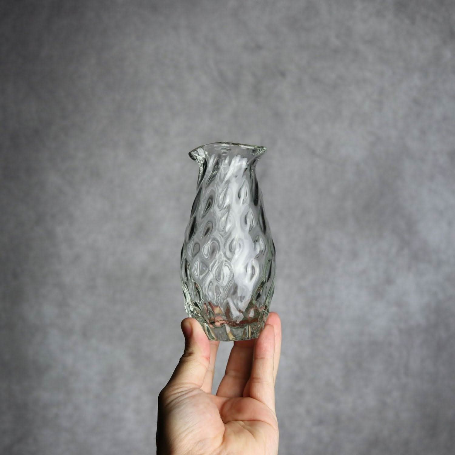 みなも徳利 クリア 琉球ガラス ガラス工房清天 琉球ガラス.