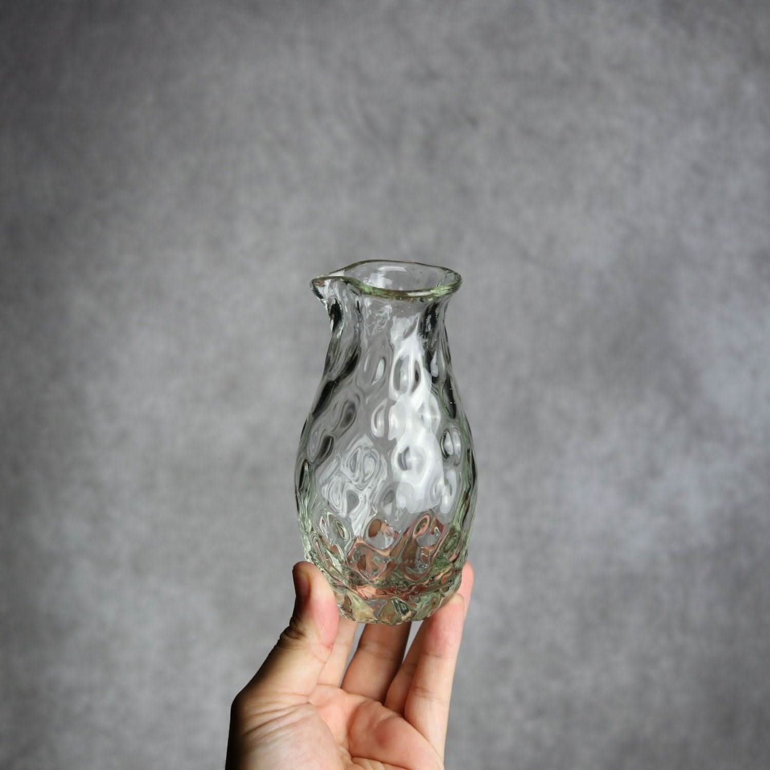 みなも徳利 クリア 琉球ガラス ガラス工房清天 琉球ガラス.