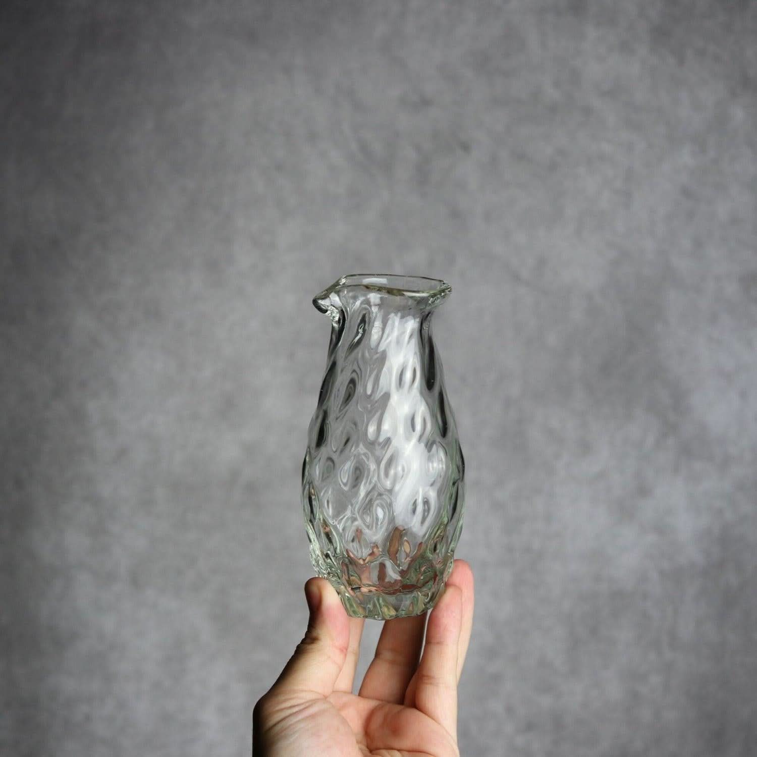 みなも徳利 クリア 琉球ガラス ガラス工房清天 琉球ガラス.