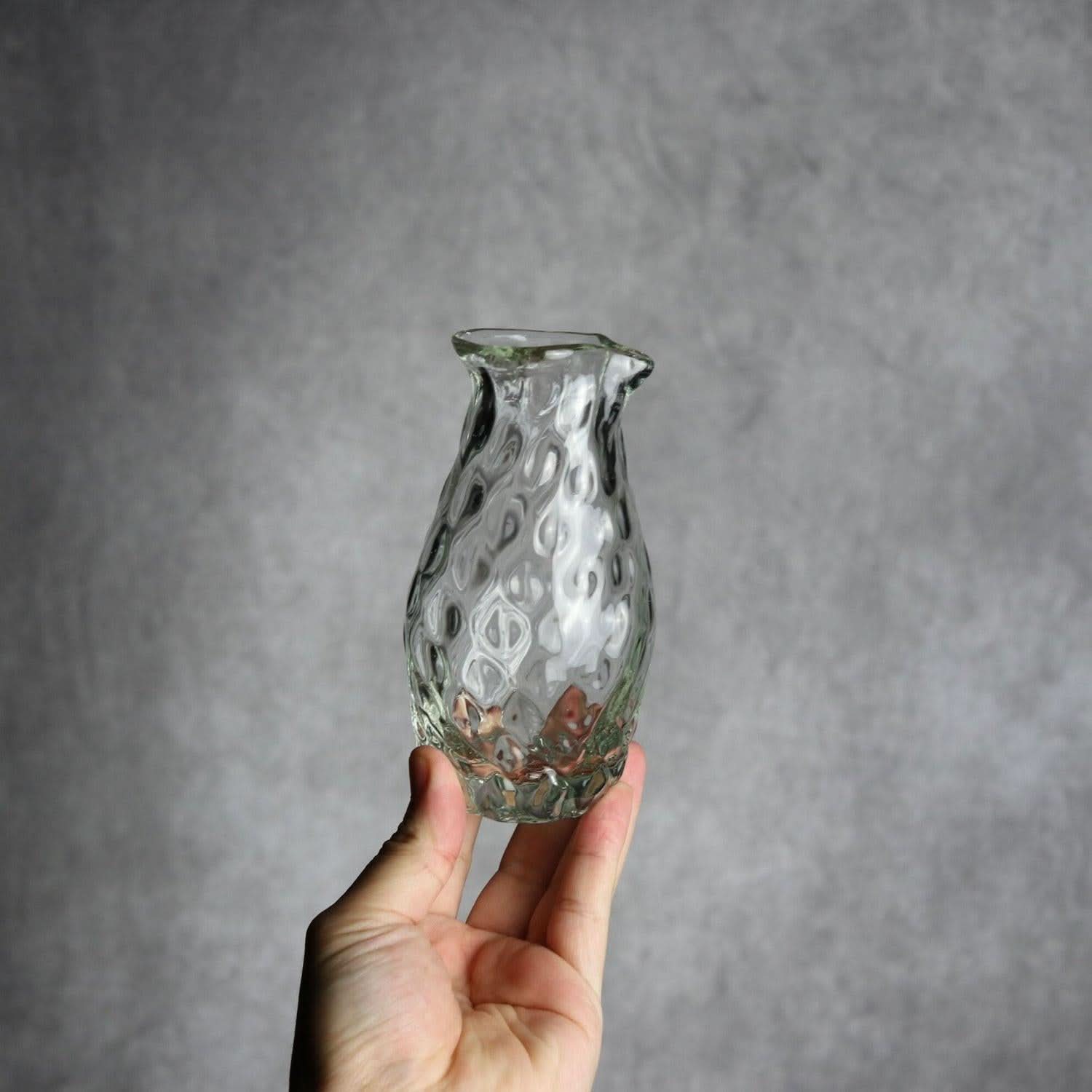 みなも徳利 クリア 琉球ガラス ガラス工房清天 琉球ガラス.