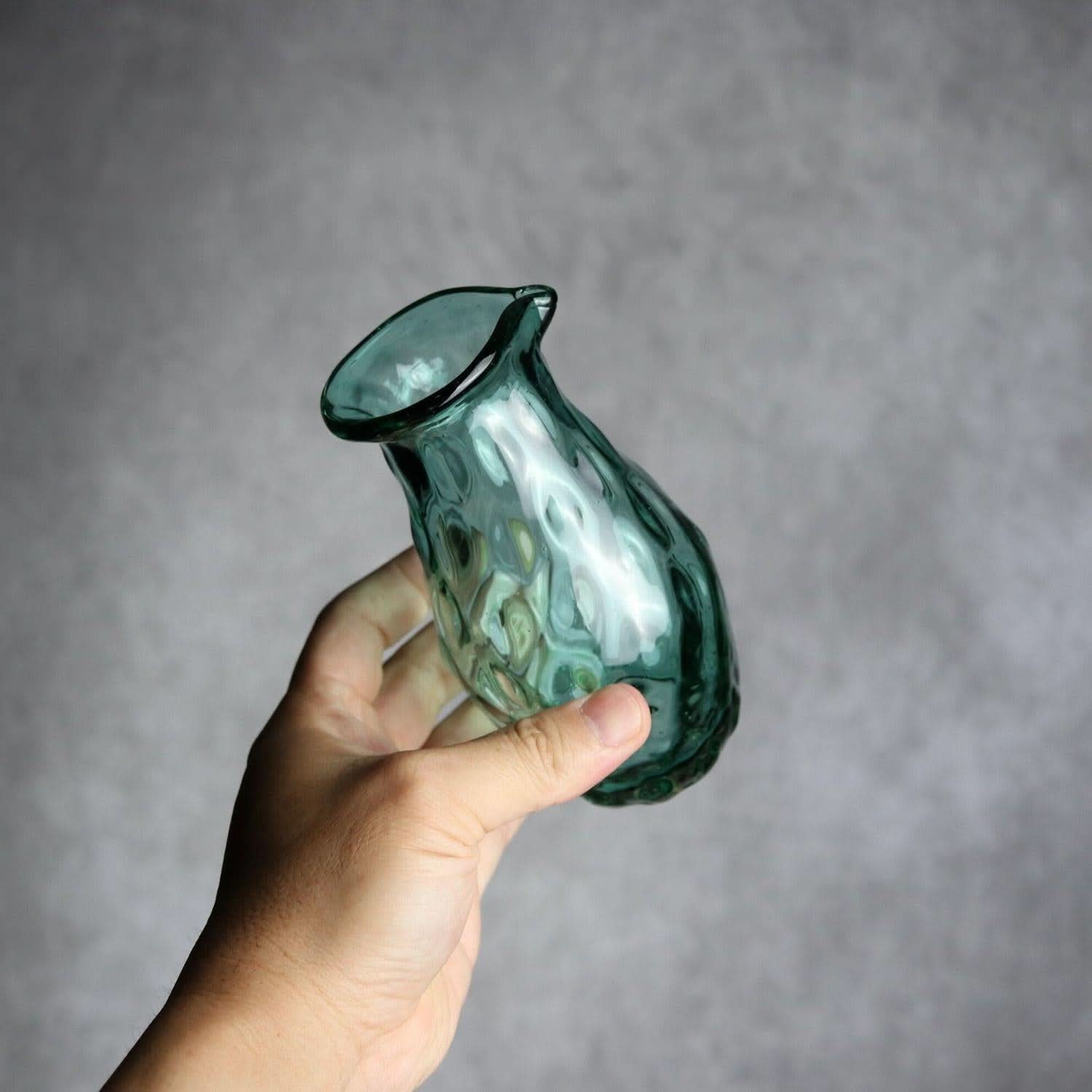 みなも徳利 グリーン 琉球ガラス ガラス工房清天 琉球ガラス.