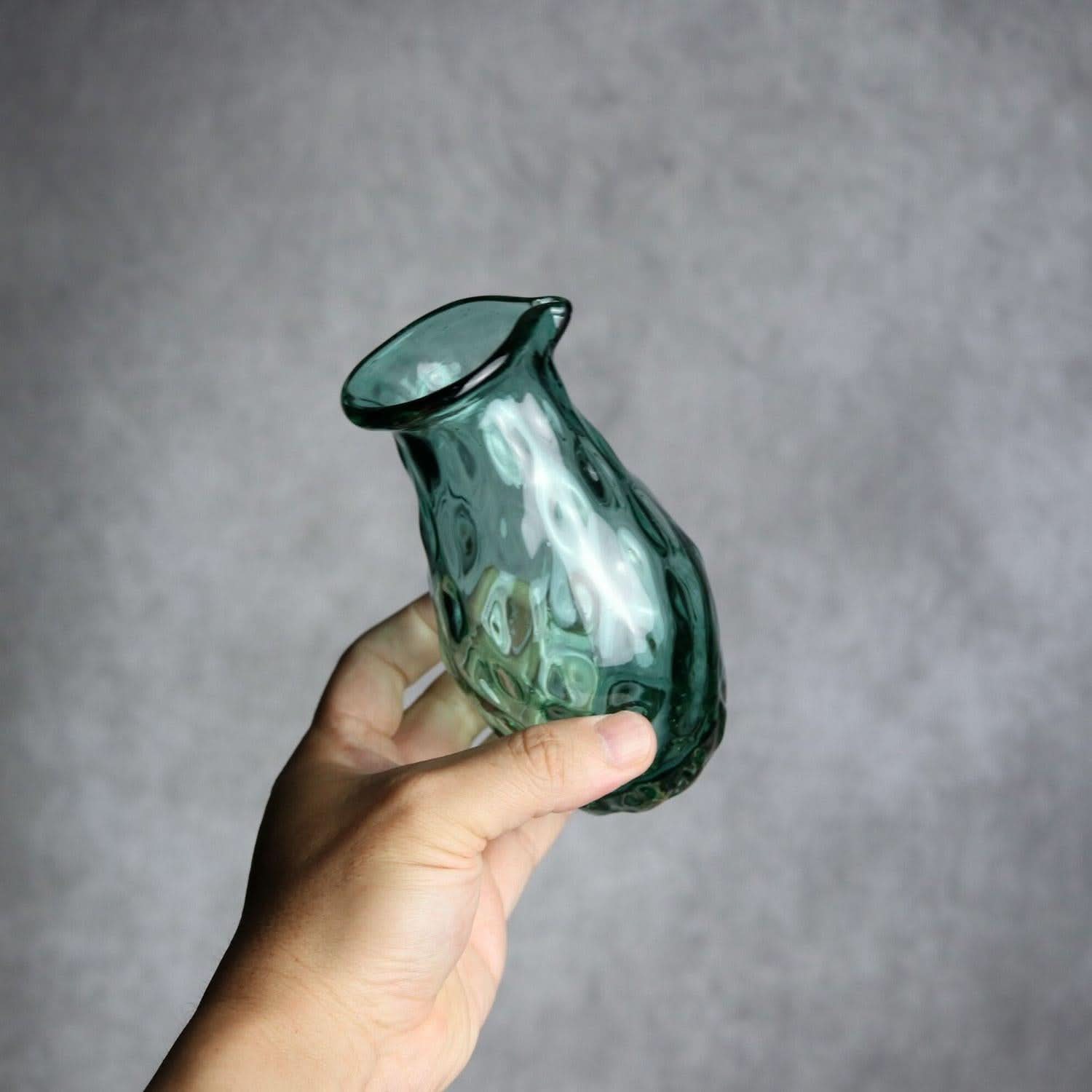 みなも徳利 グリーン 琉球ガラス ガラス工房清天 琉球ガラス.