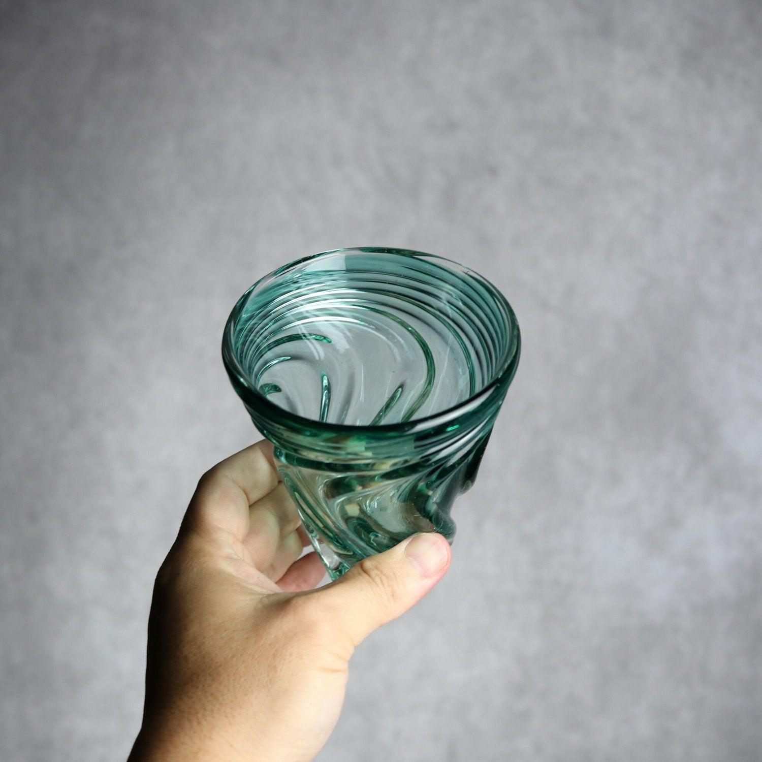 S.モールグラス グリーン 琉球ガラス ガラス工房清天 琉球ガラス.