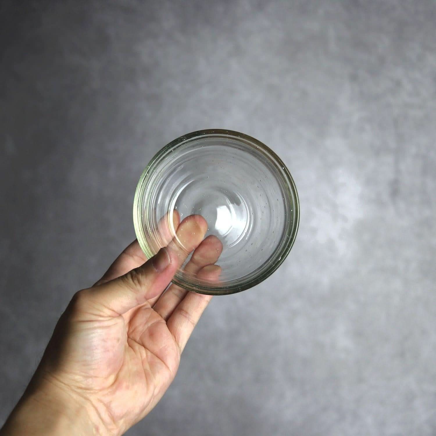 ノーマルボウル 小 クリア 琉球ガラス ガラス工房清天 琉球ガラス.