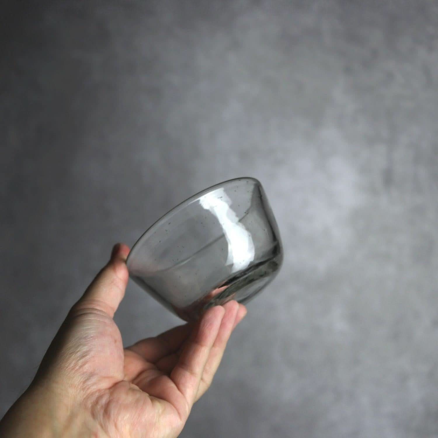 ノーマルボウル 小 クリア 琉球ガラス ガラス工房清天 琉球ガラス.