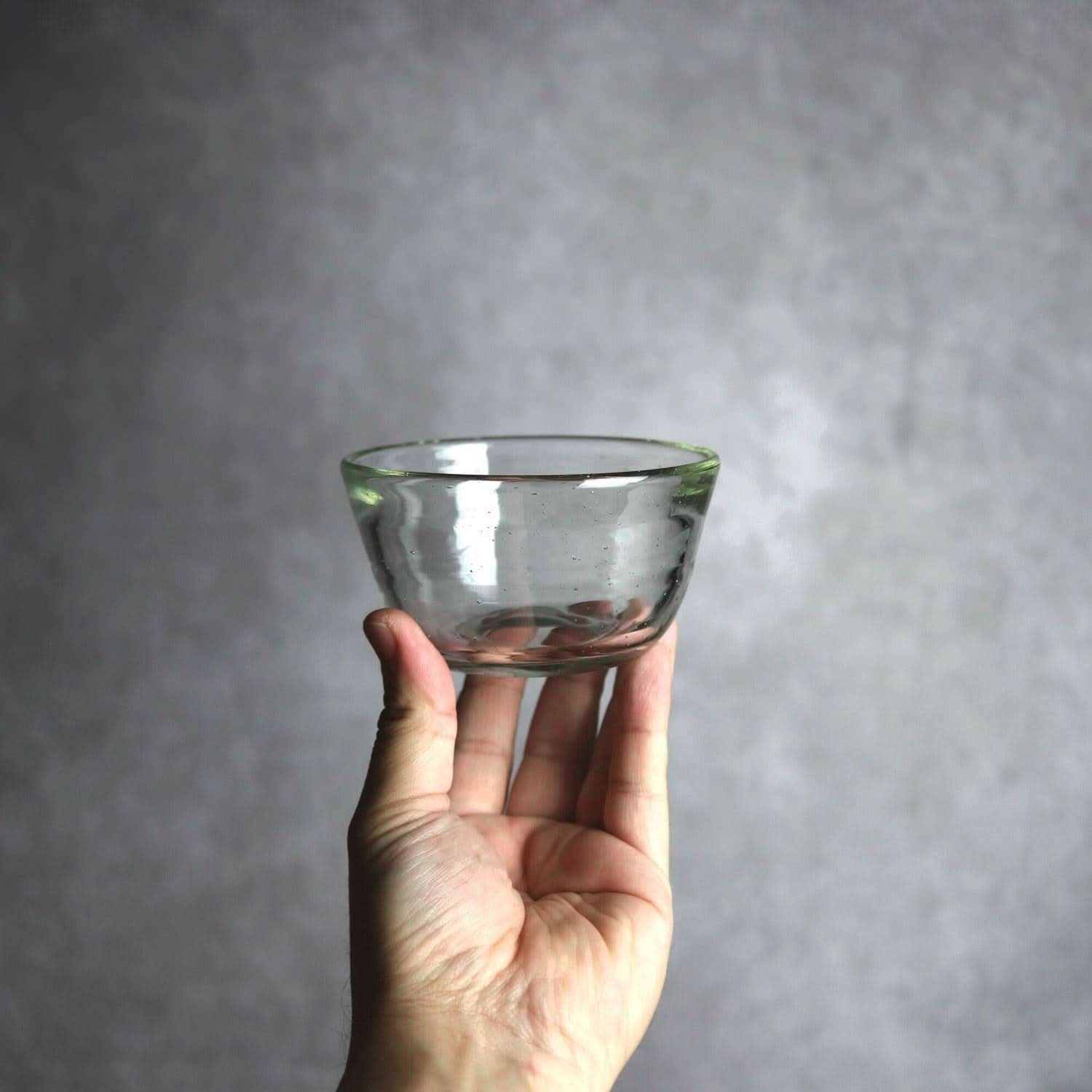 ノーマルボウル 小 クリア 琉球ガラス ガラス工房清天 琉球ガラス.